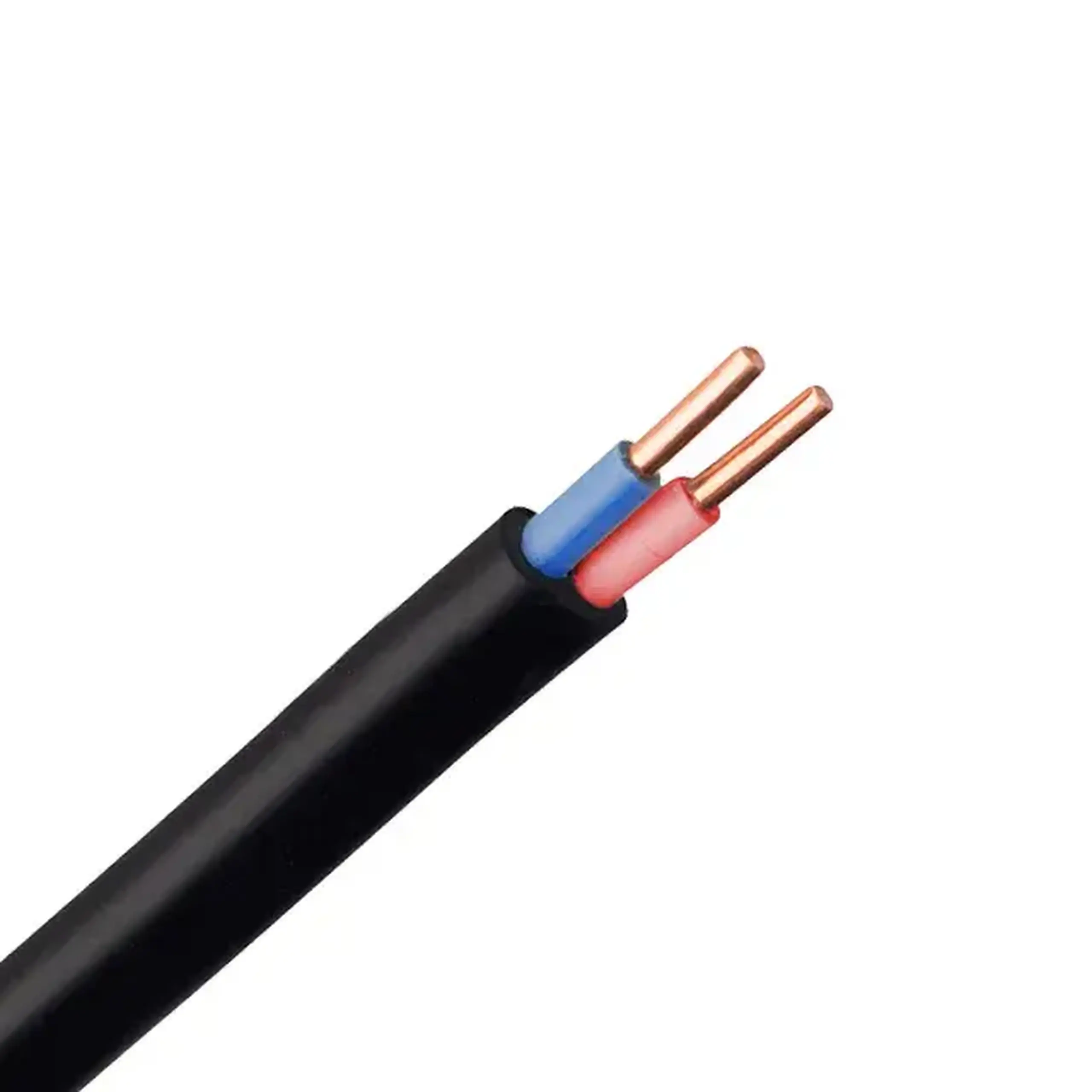 Cablu VVGng-P 2 * 1.5 mm² Negru Cupru