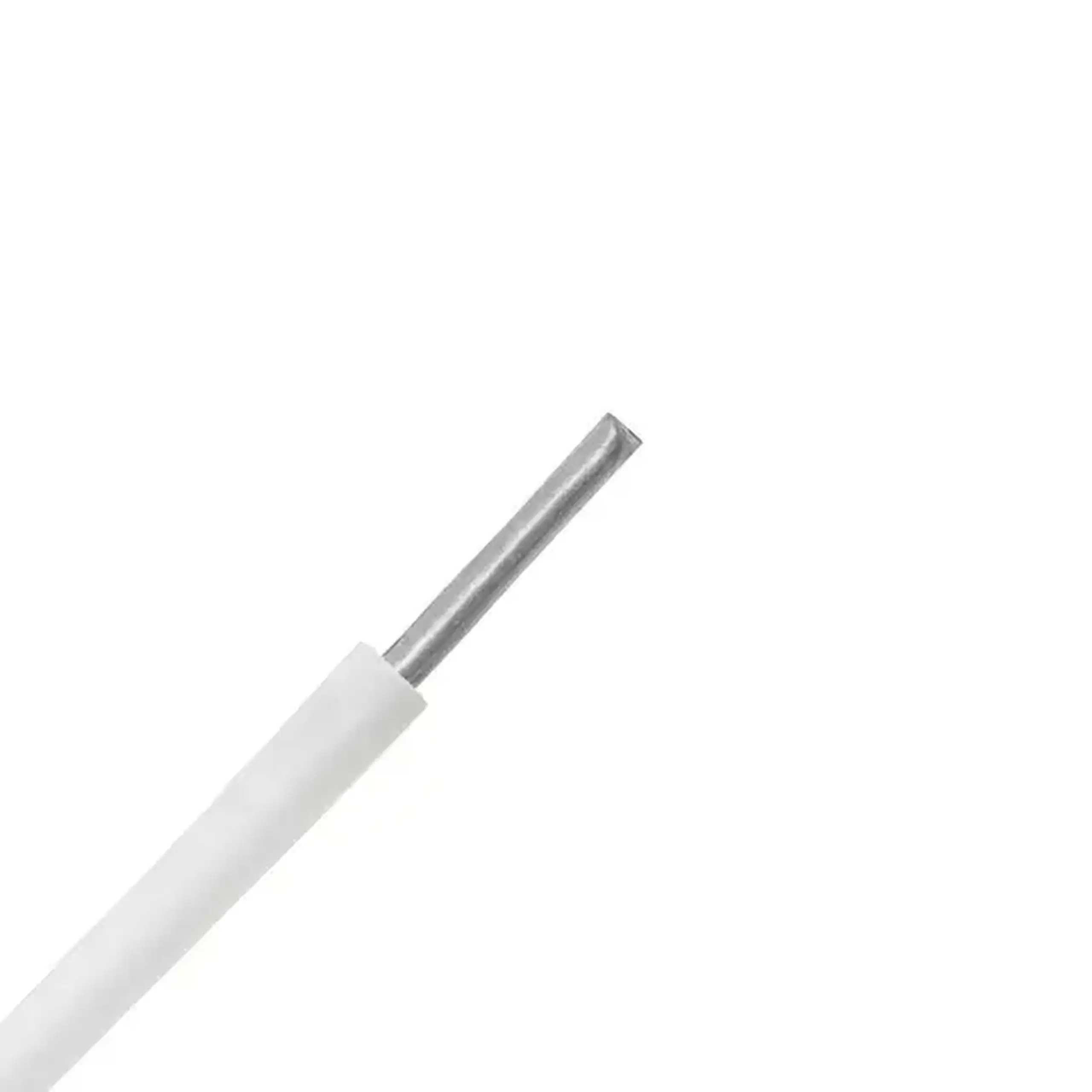 Fir electric APV 1 * 6 mm² alb aluminiu