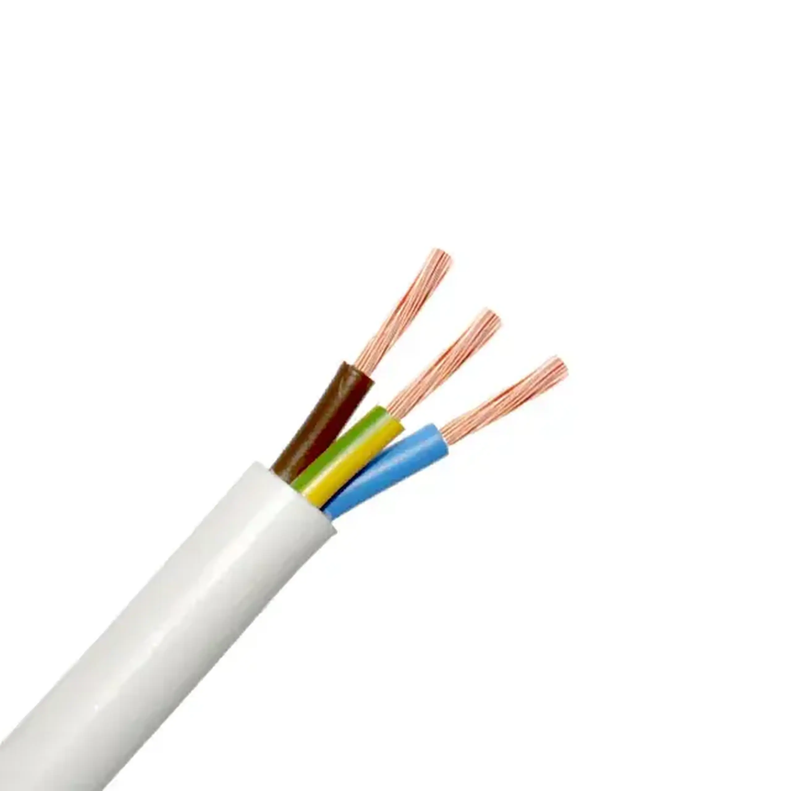 Fir electric H03VV-F 3 * 0.5 mm² Alb Cupru