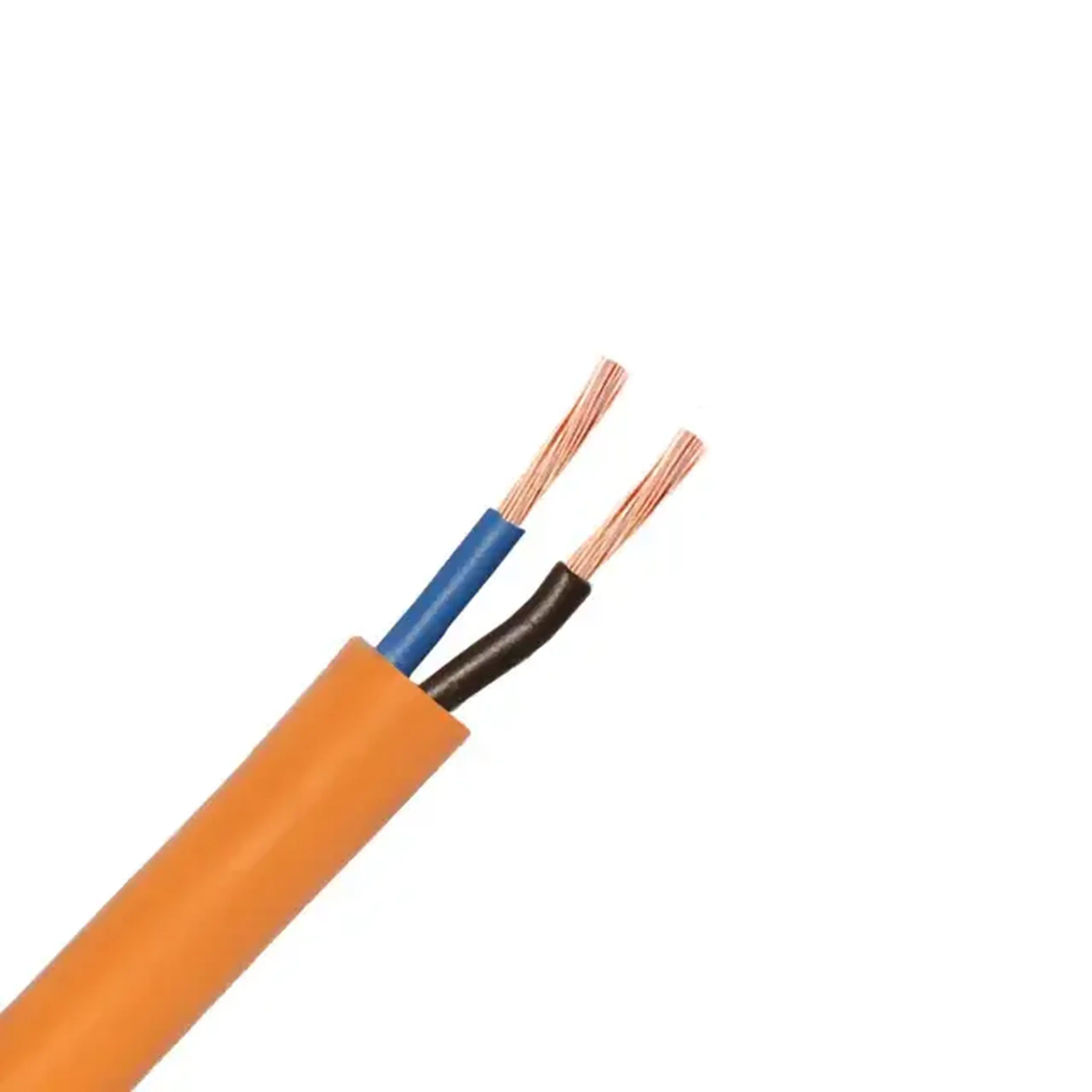 Fir electric H05VV-F 2 * 1.0 mm² orange cupru