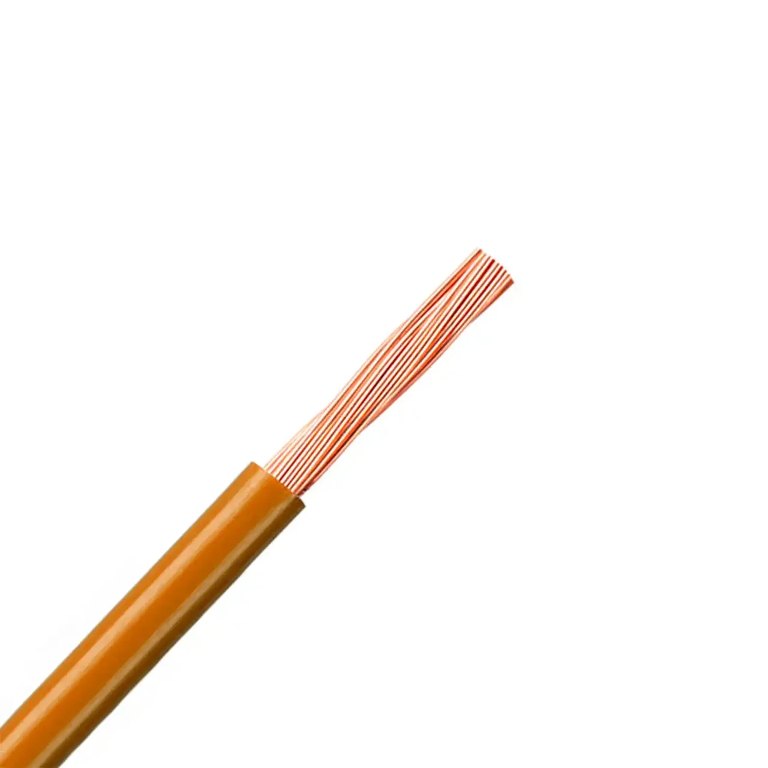 Fir electric H07V-K 1 * 1.0 mm² cafeniu cupru