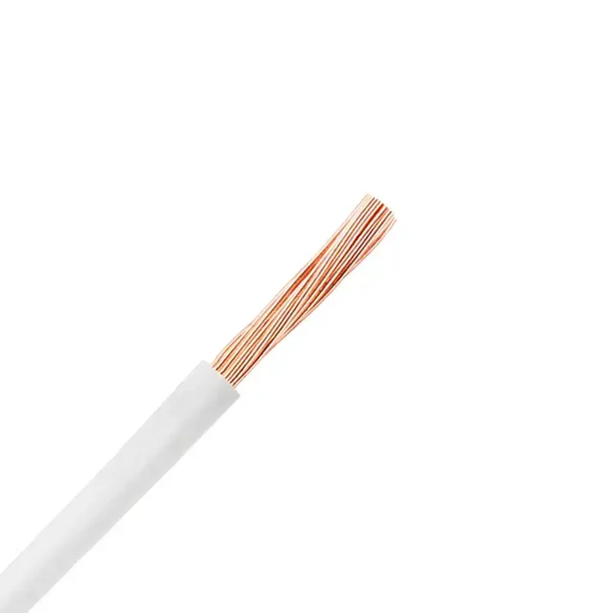 Fir electric H07V-K 1 * 4 mm² alb cupru