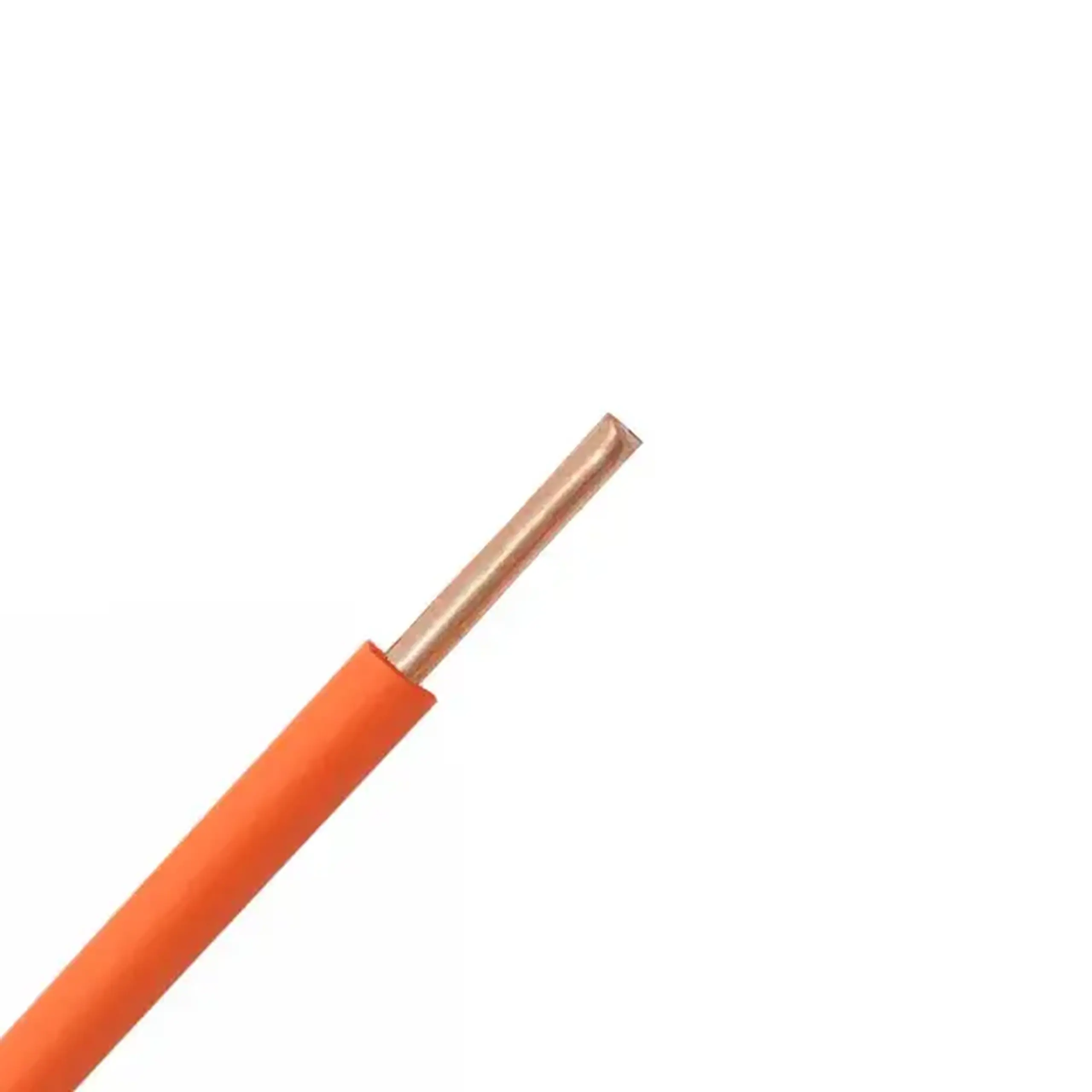 Fir electric H07V-U 1 * 1.5 mm² orange cupru