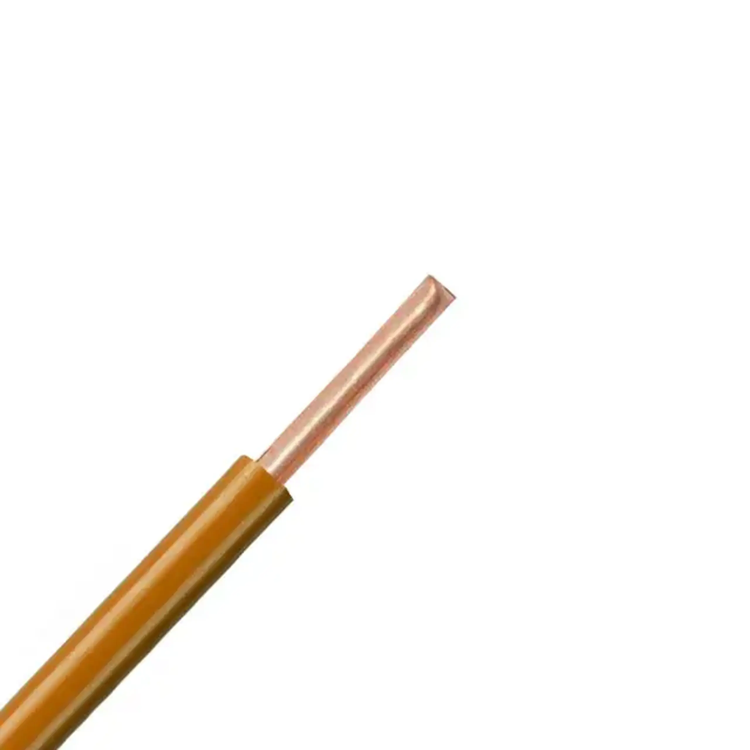 Fir electric H07V-U 1 * 2.5 mm² cafeniu cupru