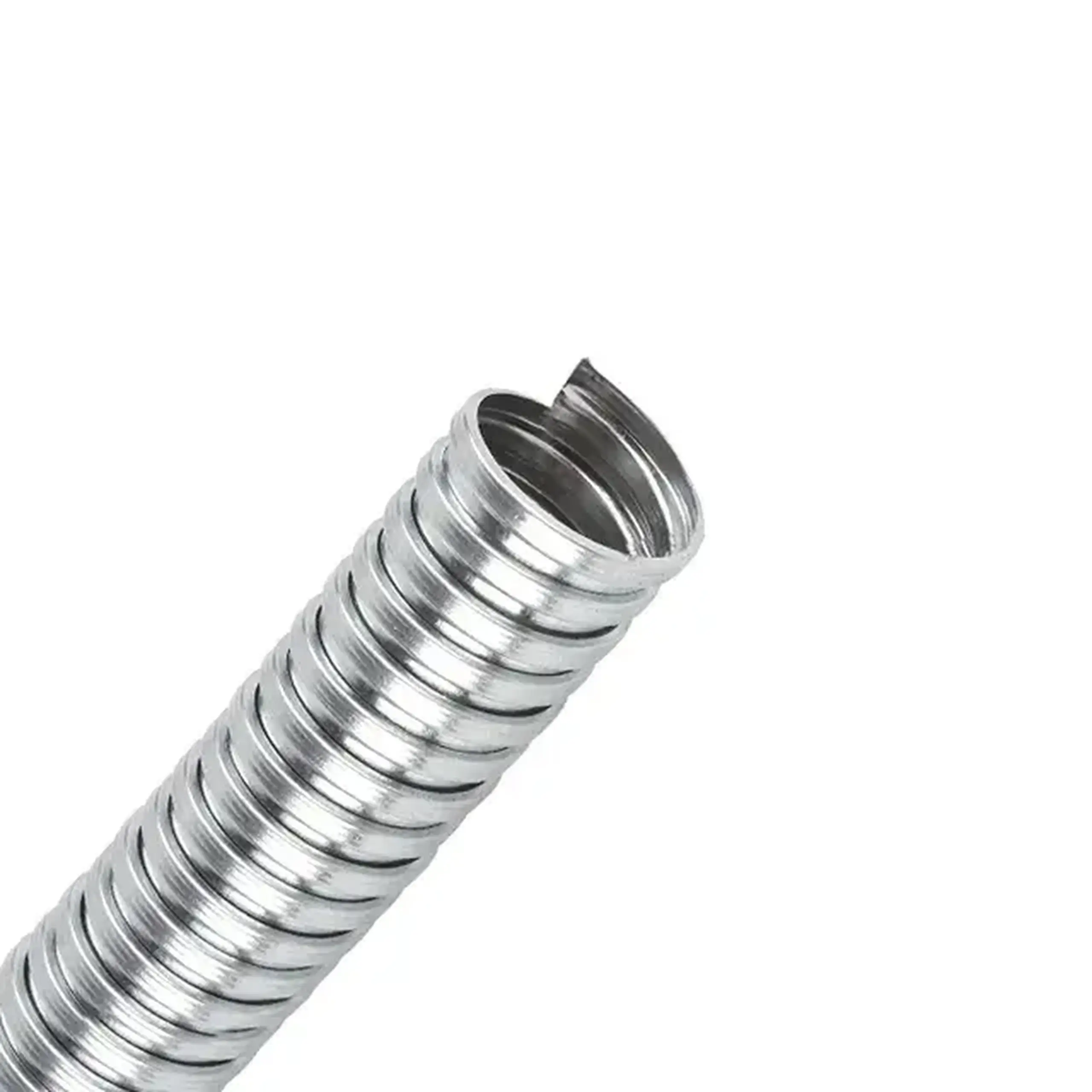 Tub metalic flexibil 11 mm crom