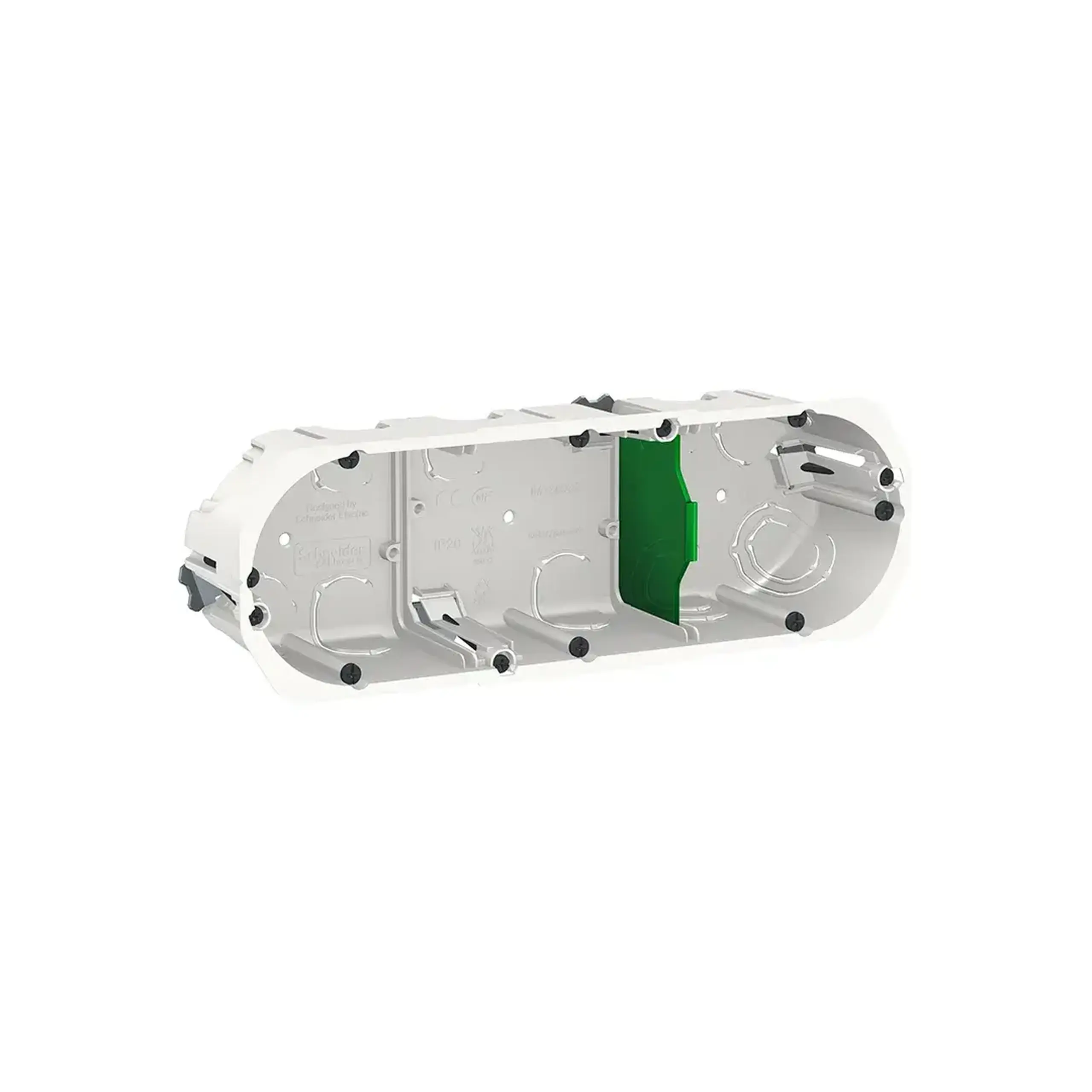 Doză 67 x 50 mm Plastic Multifix Schneider-Electric - Tip 3 posturi