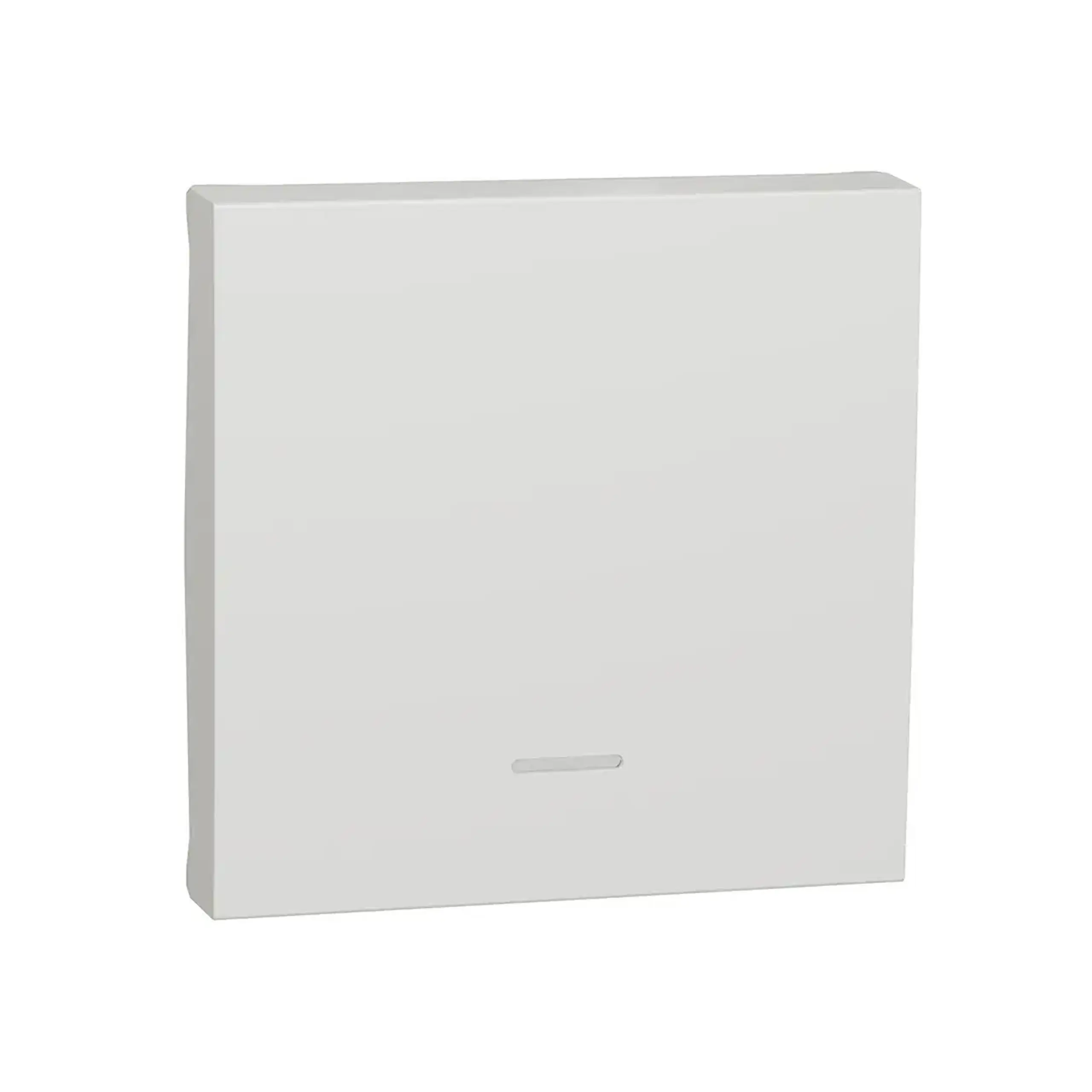 Clapetă întrerupător cu indicator unica Studio alb 2 module Schneider-Electric