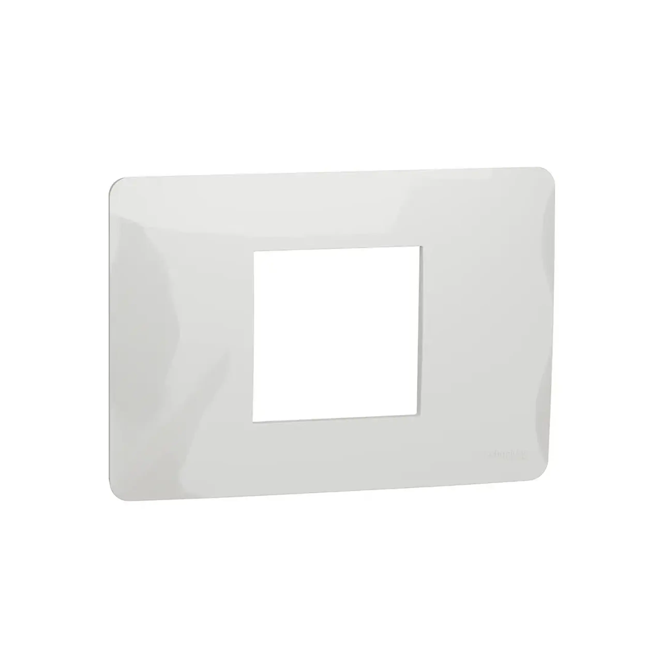 Rama modulară unica Studio alb 2 module Schneider-Electric - Tip 2 module