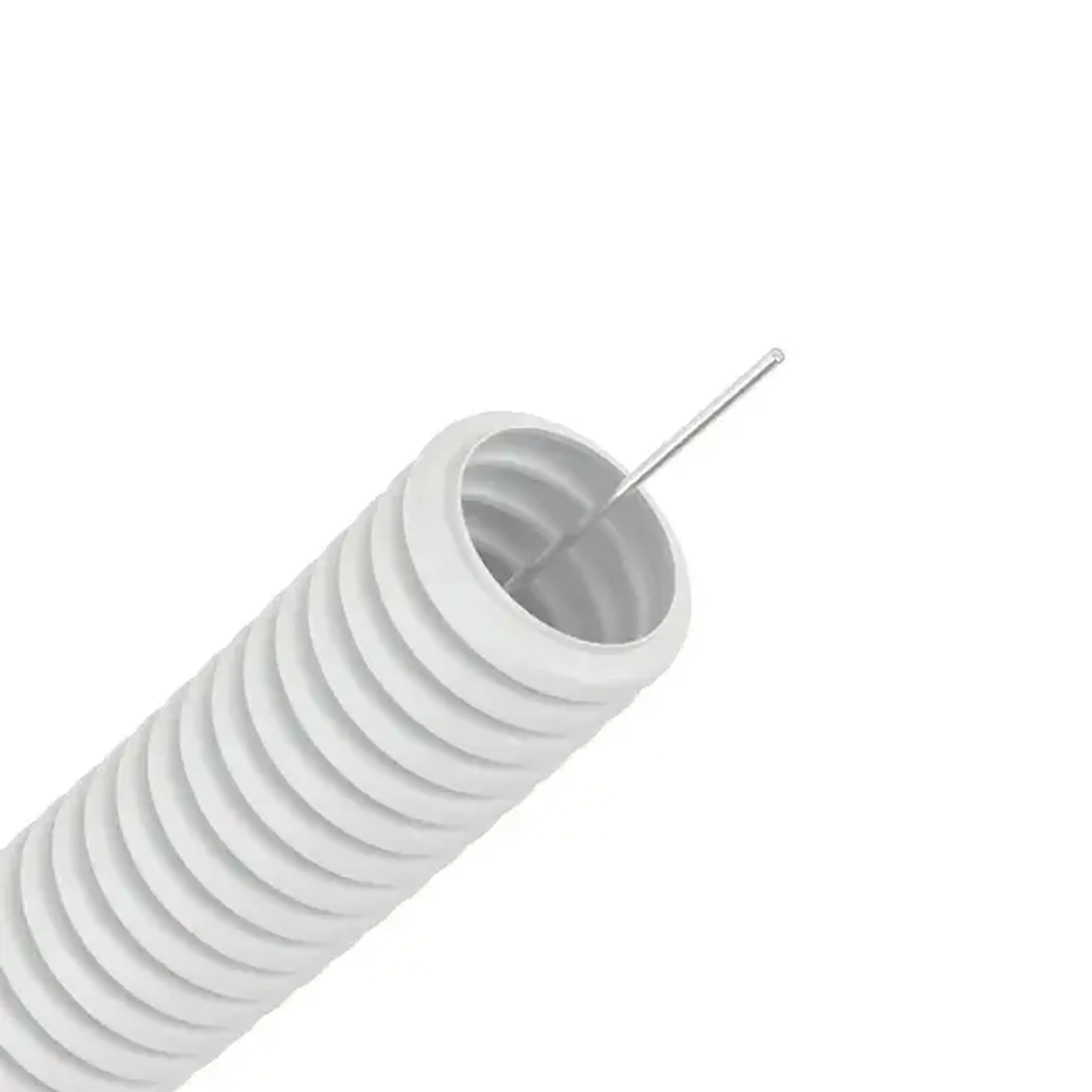 Tub gofrat 320N 20 mm Gri Scame - Tip cu sondă