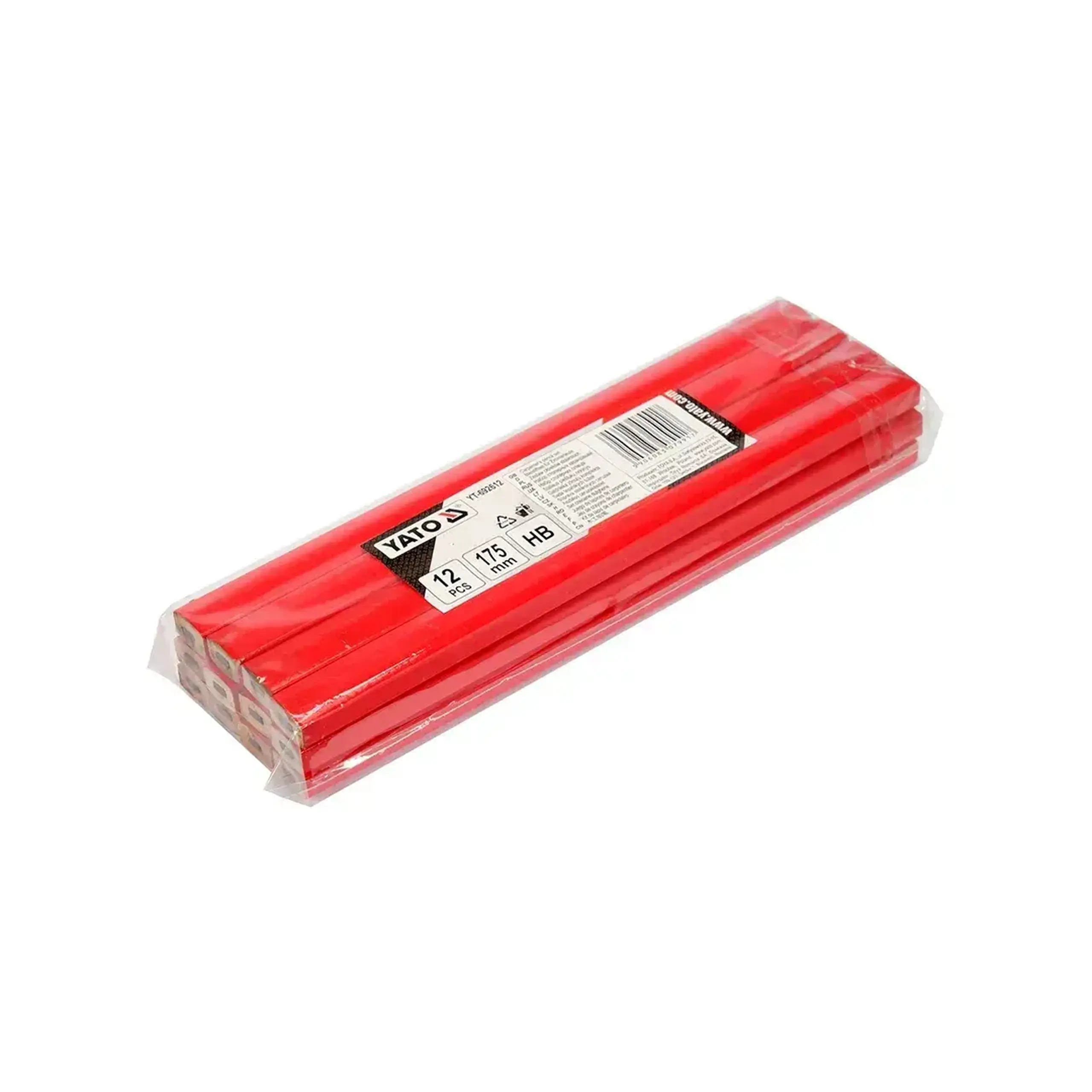 Set creioane pentru construcție Yato YT692612 175 mm negru