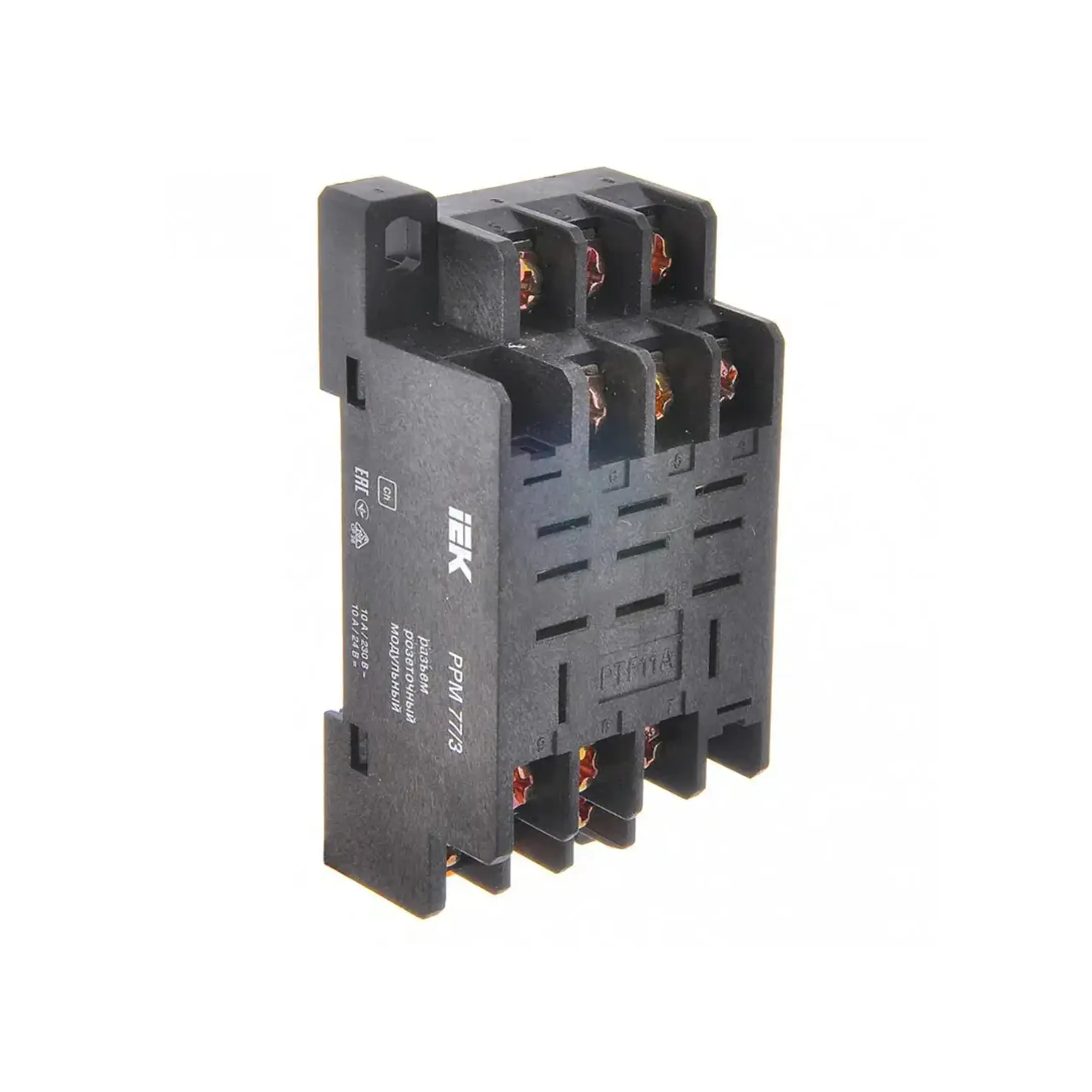 Soclu releu RRM77/3 10 A 230 - 240 V IP20 IEK