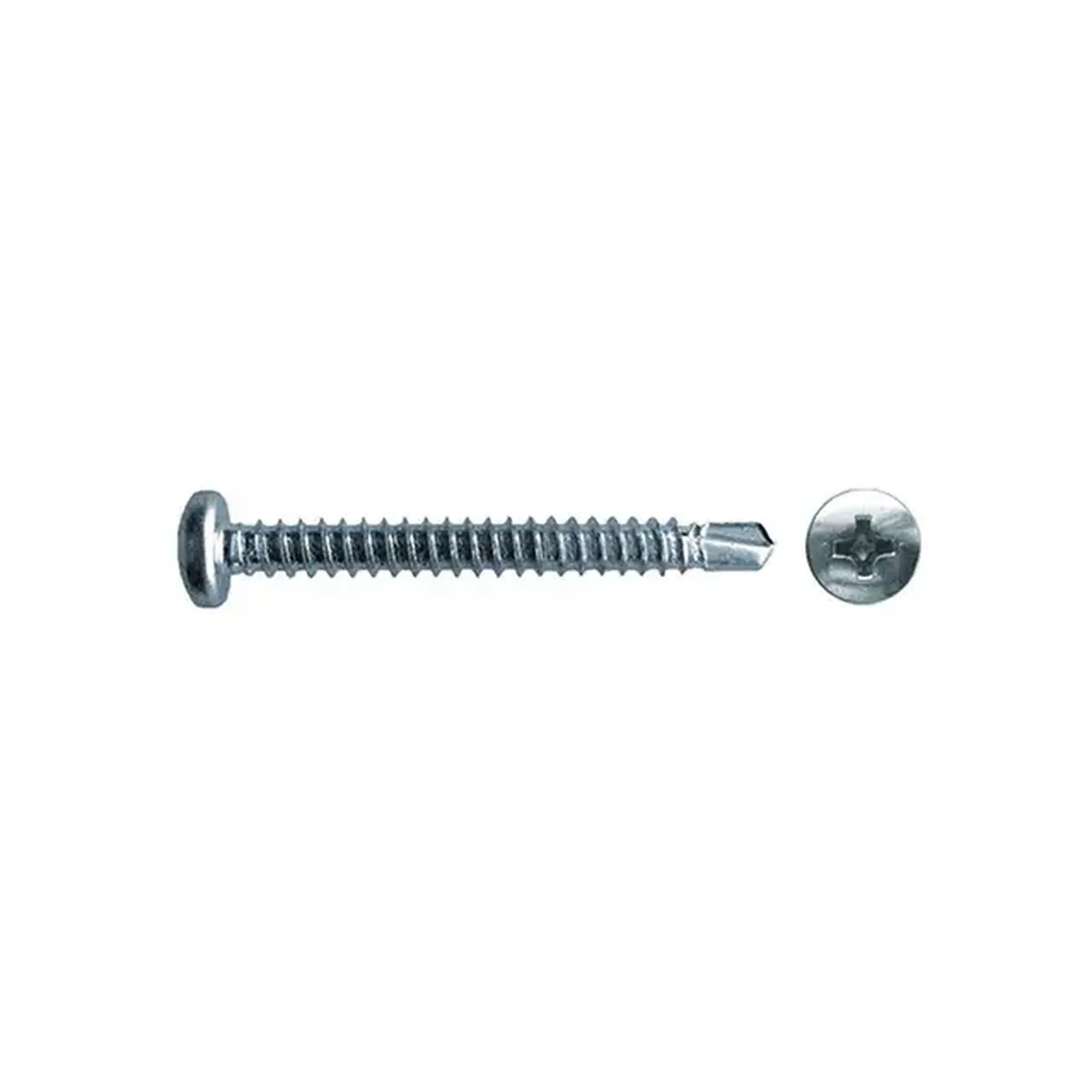 Șurub autoforant cu cap bombat 3.9 * 16 mm 50 buc. Lider - Lungime 16 mm