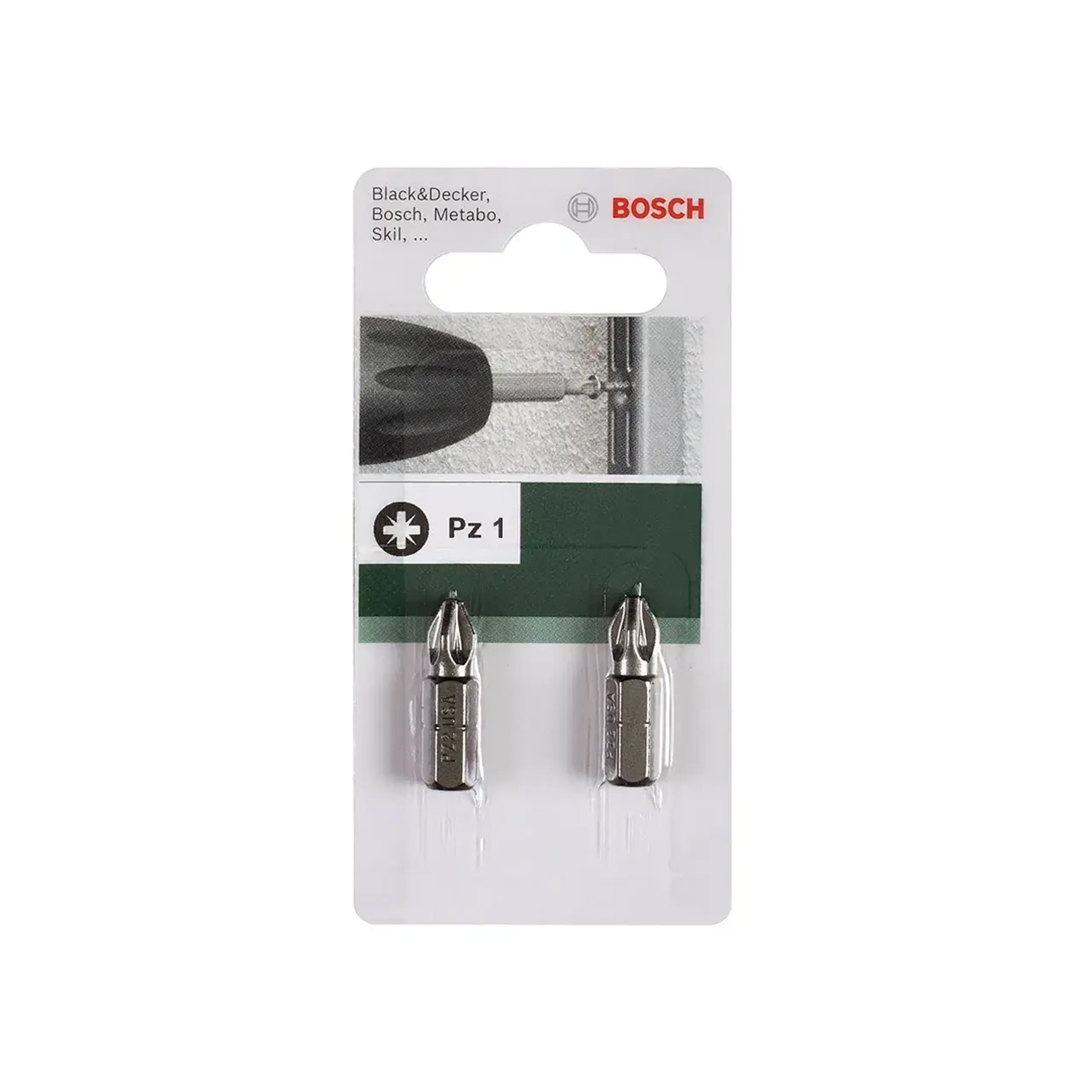 Set biți 2 buc. PZ1 1/4" 25 mm Bosch