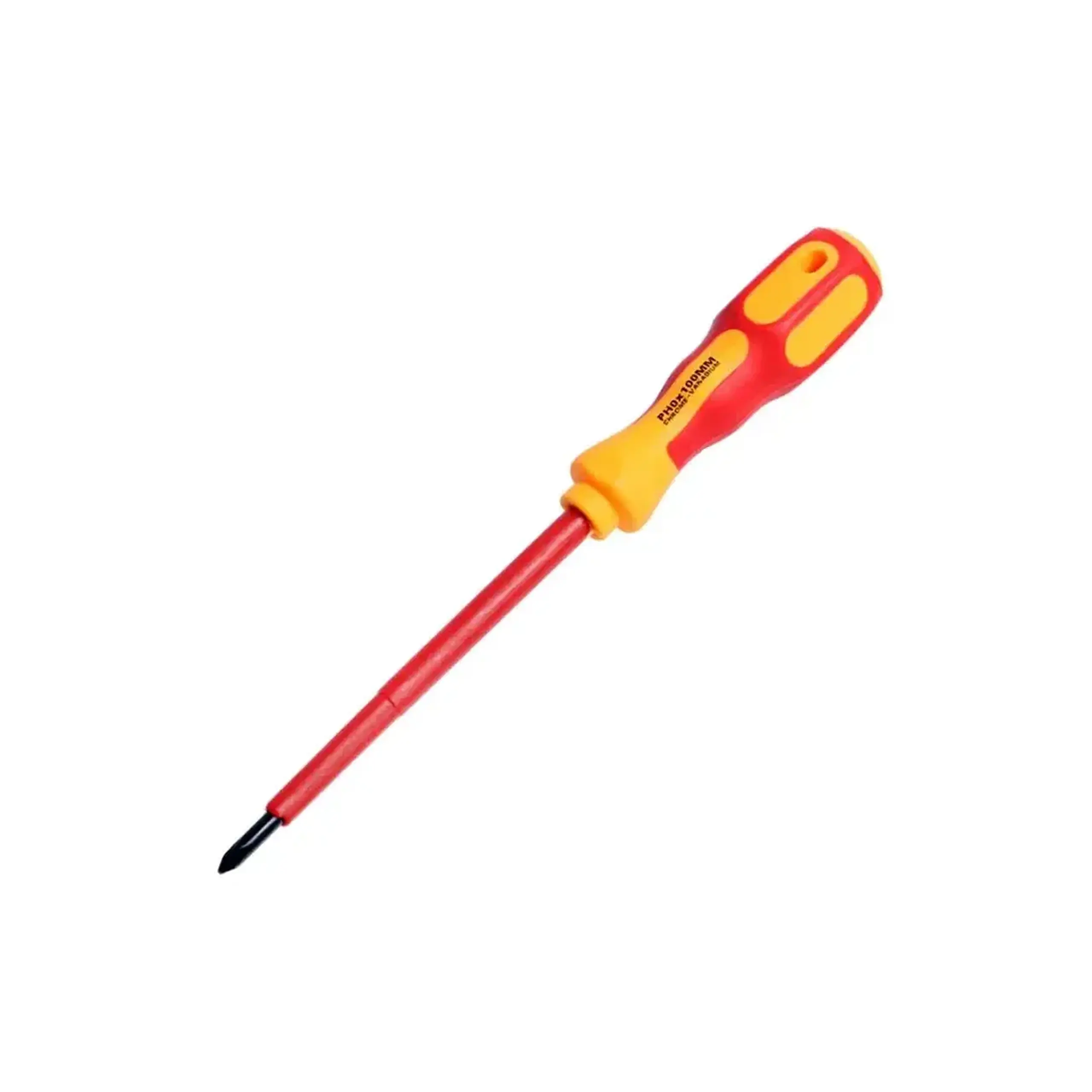 Șurubelniță dielectrică cruciformă PH0 75 mm 1000 V Rexant - Lungime de lucru 100 mm