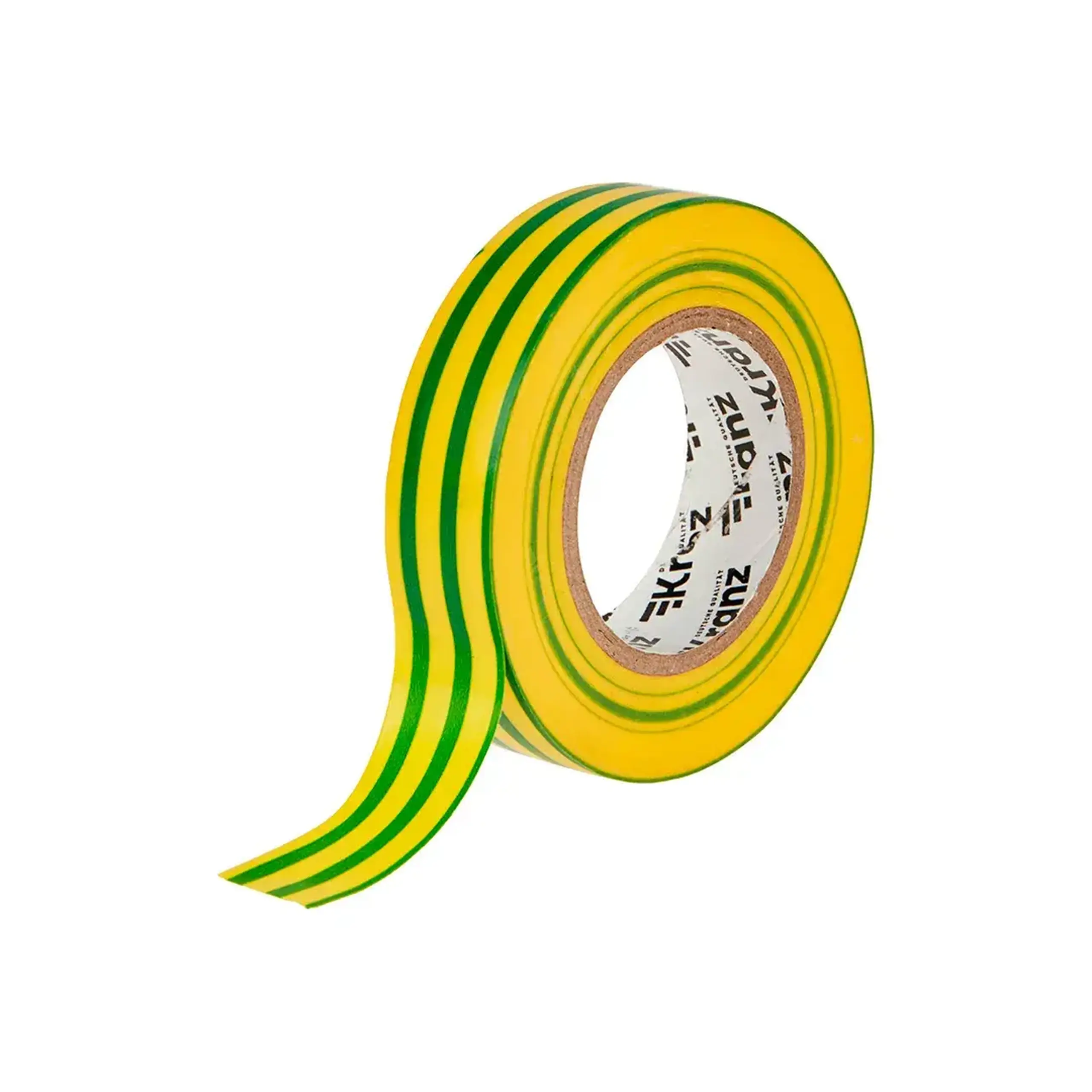Bandă izolantă KR-09-2207 0.13 x 19 mm / 25 m Galben/Verde Kranz