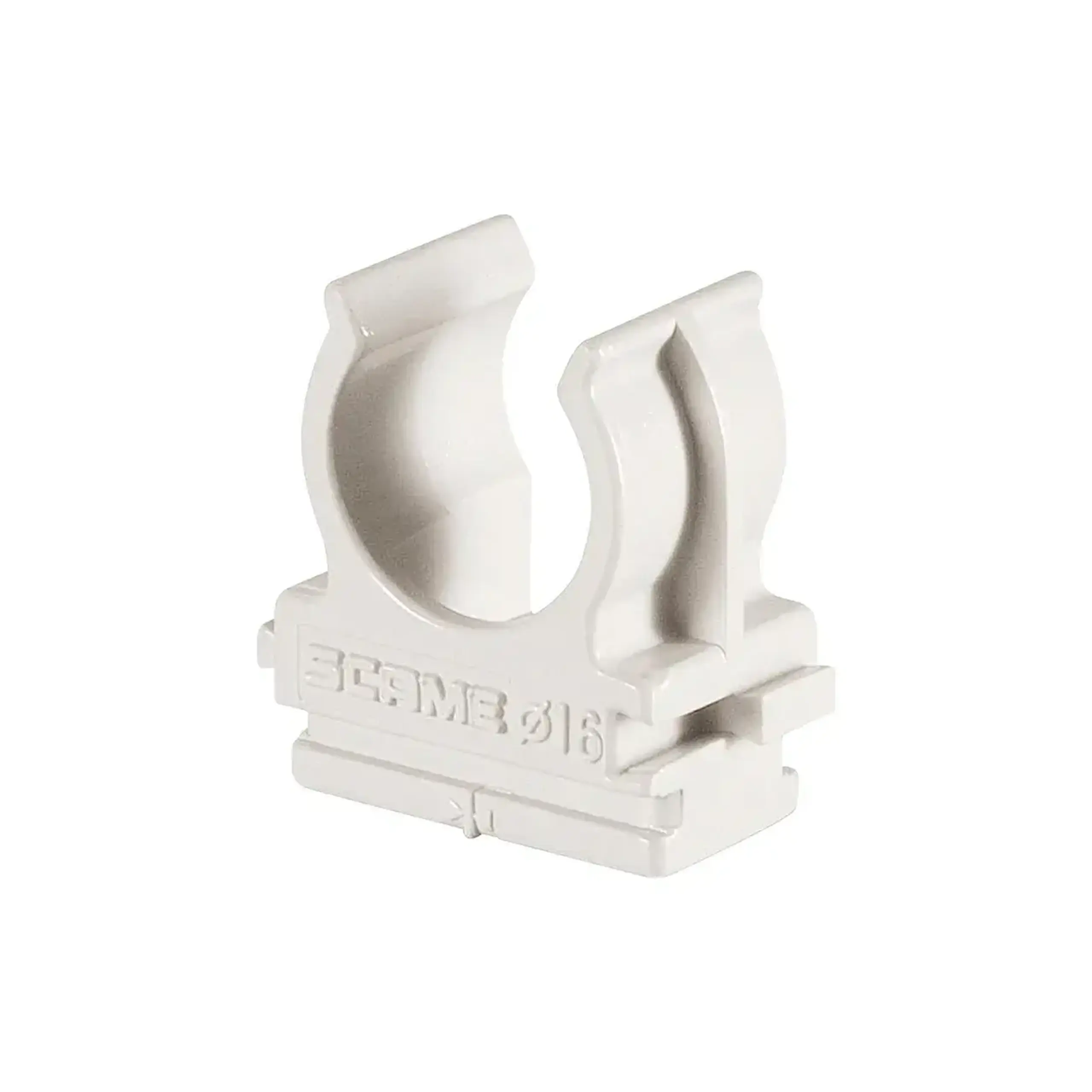Clipsă Pentru țeavă/tub gofrat 16 mm Termoplastic Scame - Dimensiuni (L x W x H x Ø) 16 mm