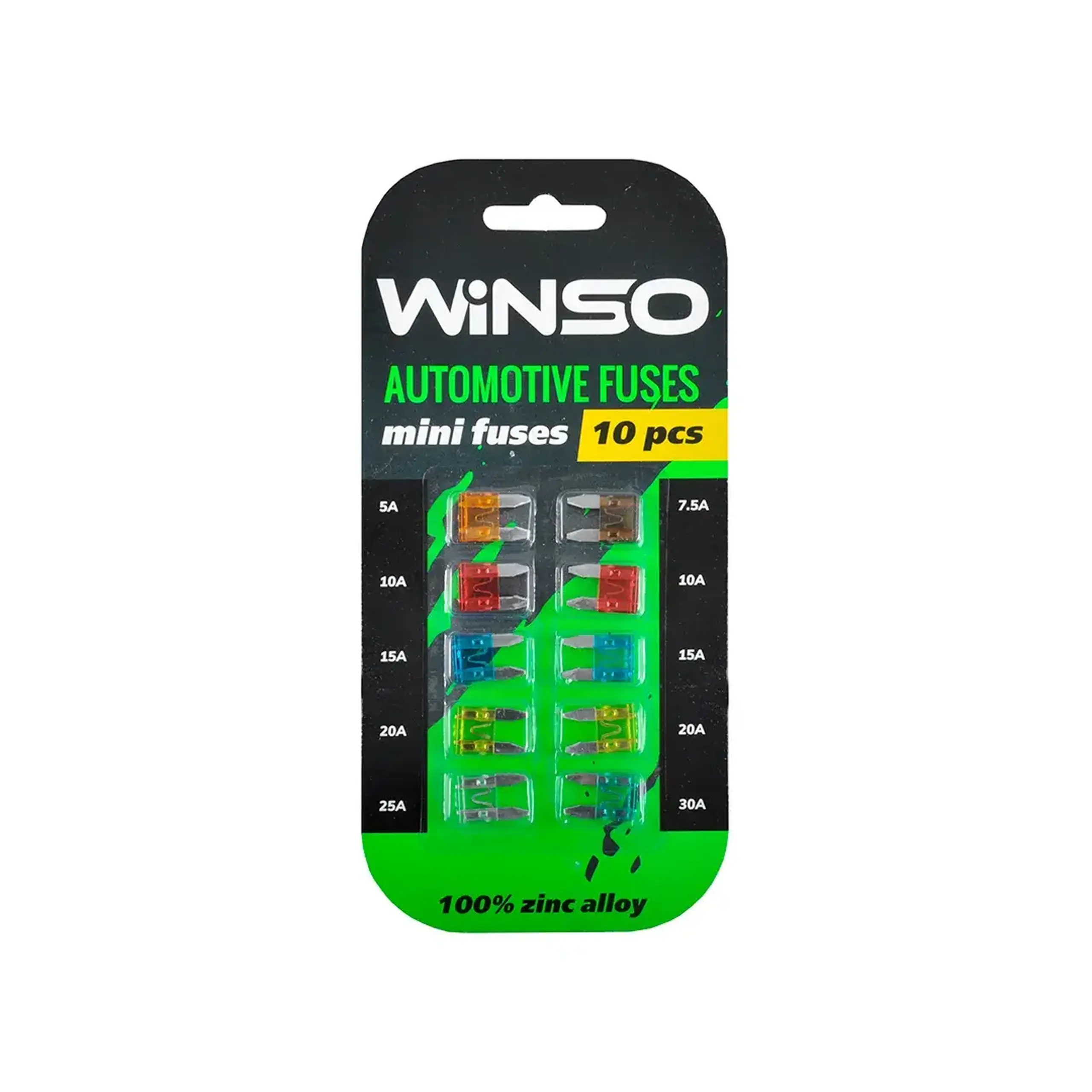Set siguranțe WINSO 155100 10 buc 5 - 30 A - Model 155100