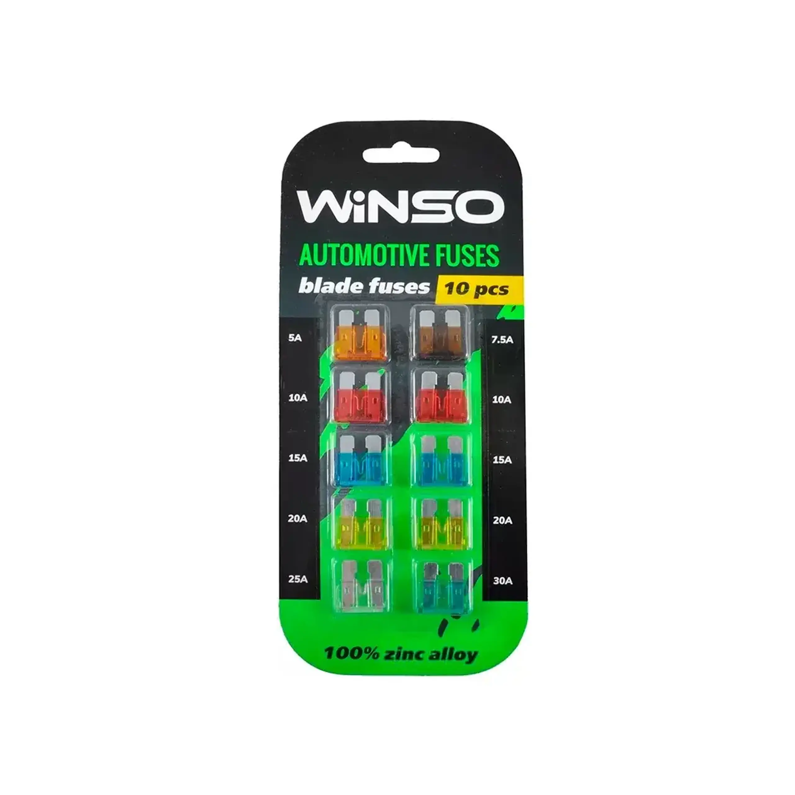 Set siguranțe WINSO 155100 10 buc 5 - 30 A - Model 155200