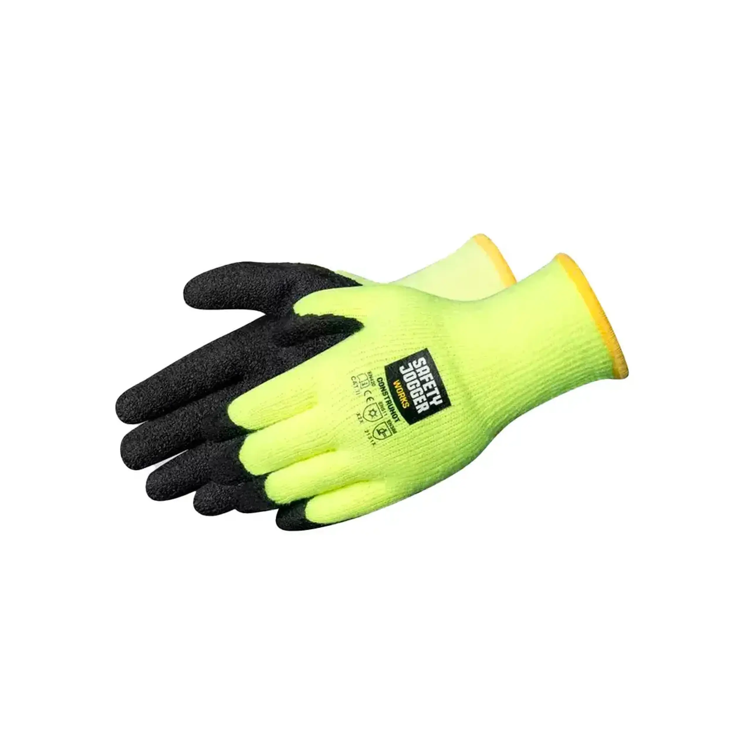 Mănuși de lucru de iarnă CONSTRUHOT 9 Negru/Verde SAFETY JOGGER - Mărime 11