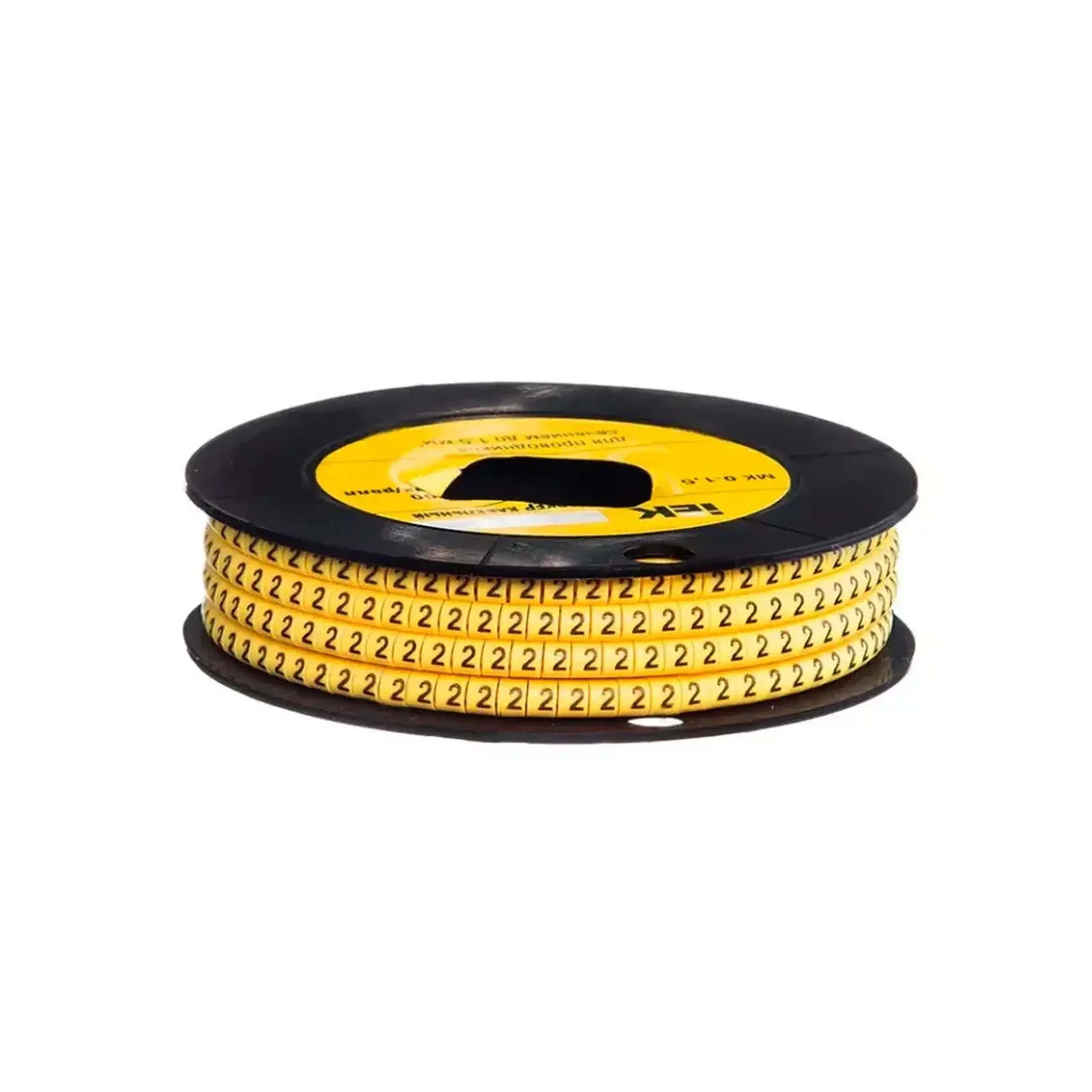 Marcator de cablu "2" IEK MK3 6 mm galben