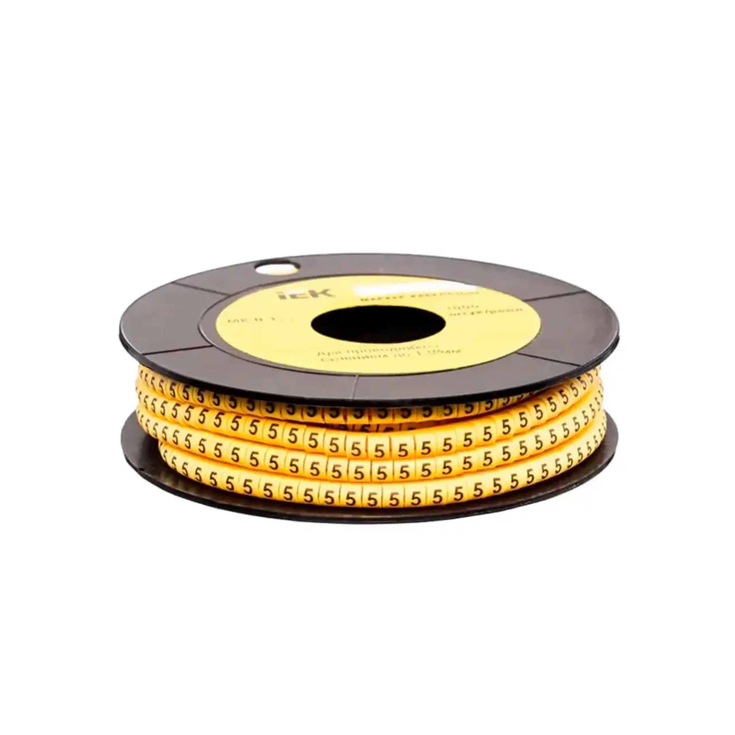 Marcator de cablu "5" IEK MK3 6 mm galben
