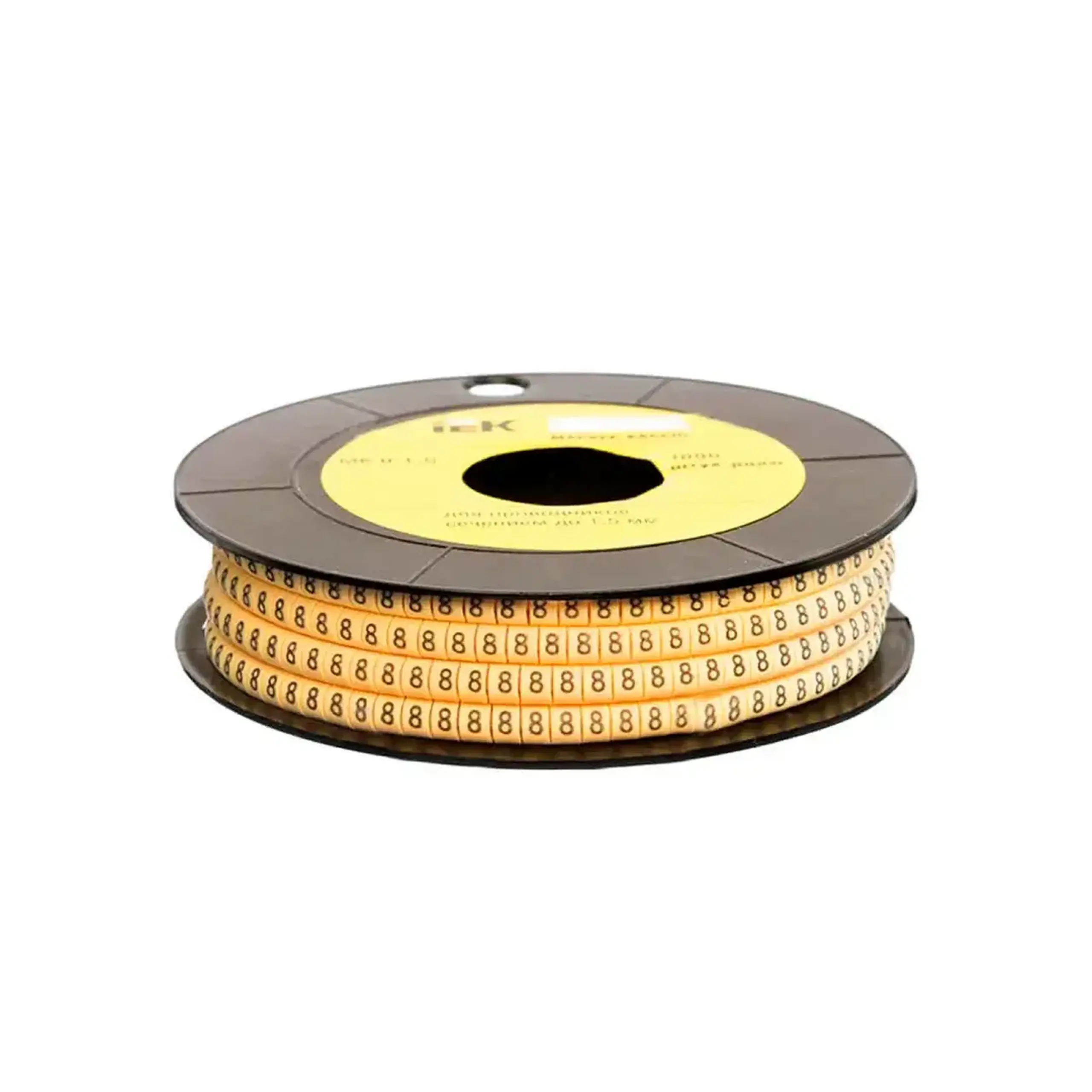 Marcator de cablu "8" IEK MK2 4 mm galben
