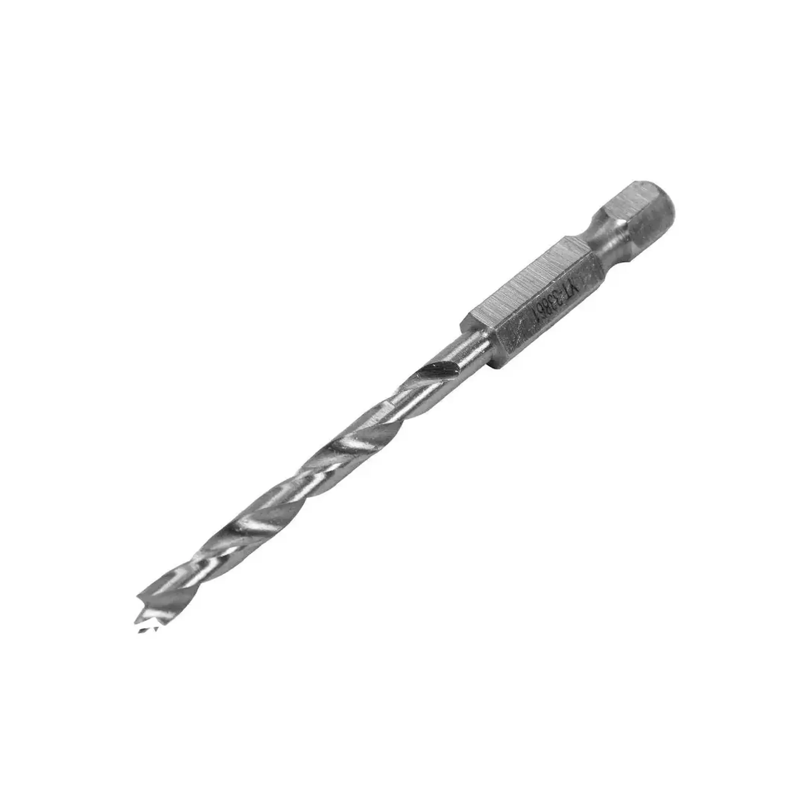 Burghiu spiralat pentru lemn 3 mm Oțel HSS Hexagonal Yato - Diametru 4 mm