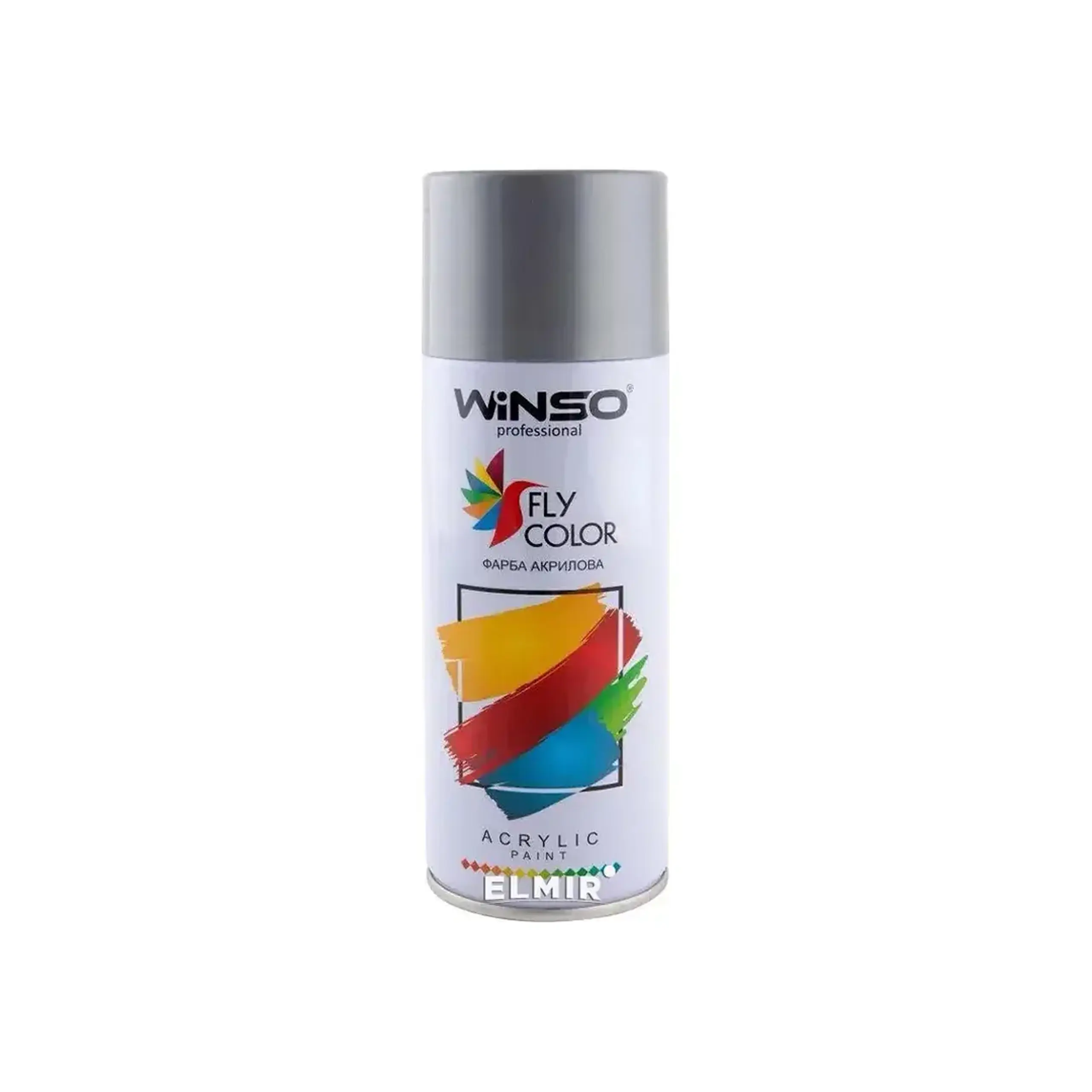 Vopsea spray acrilică Fly Color gri/Argintiu 450 ml WINSO