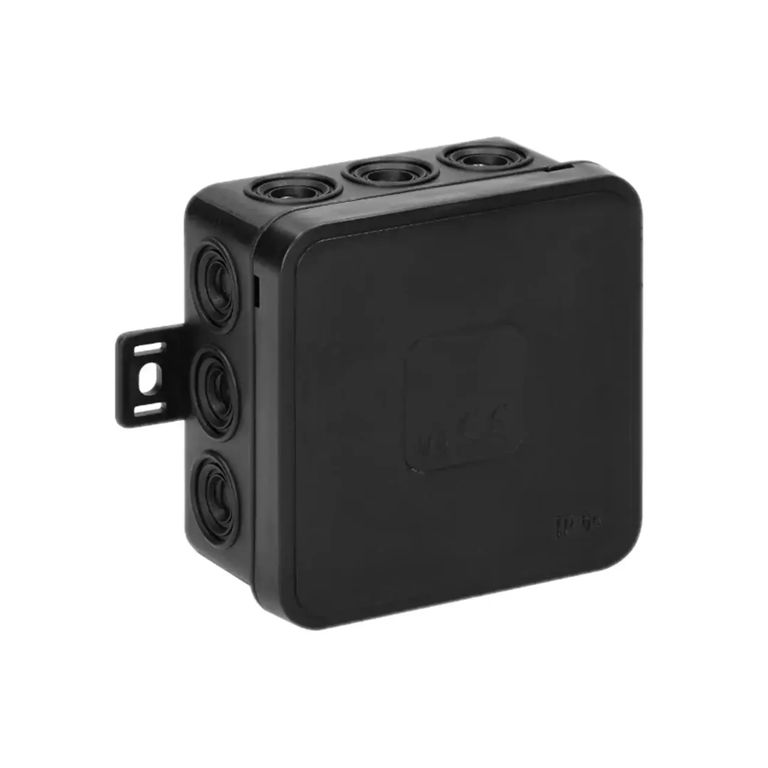 Cutie de distribuție 75 x 75 x 41 mm Plastic Click ORNO - Negru 75 x 75 x 41 mm (L x W x H x Ø)