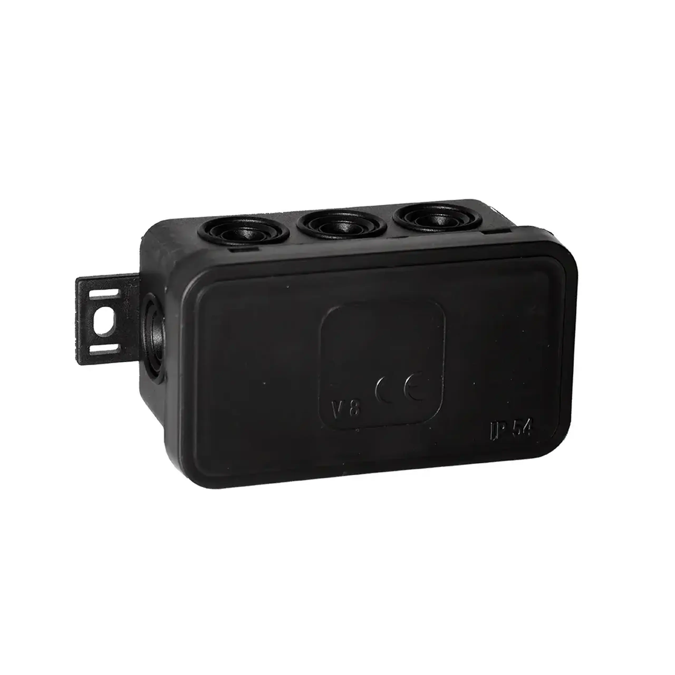 Cutie de distribuție 75 x 75 x 41 mm Plastic Click ORNO - Negru 80 x 45 x 41 mm (L x W x H x Ø)