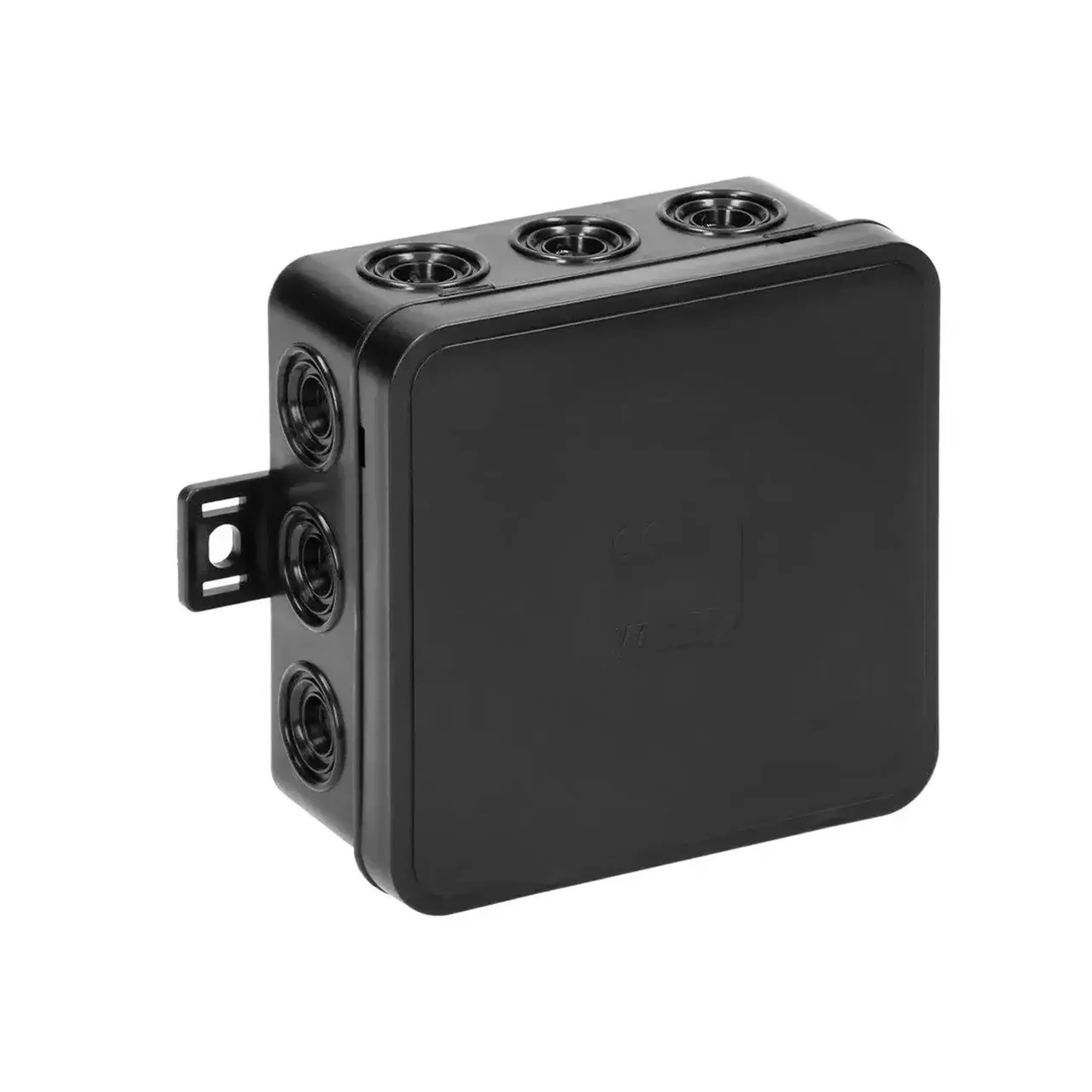 Cutie de distribuție 75 x 75 x 41 mm Plastic Click ORNO - Negru 100 x 100 x 41 mm (L x W x H x Ø)