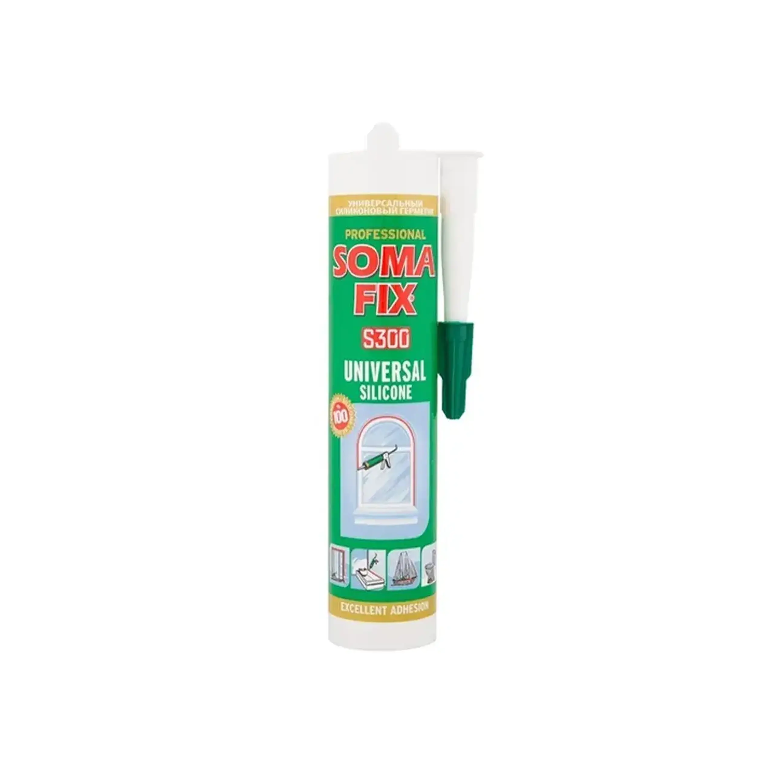 Silicon alb universal Somafix S201 280 ml alb
