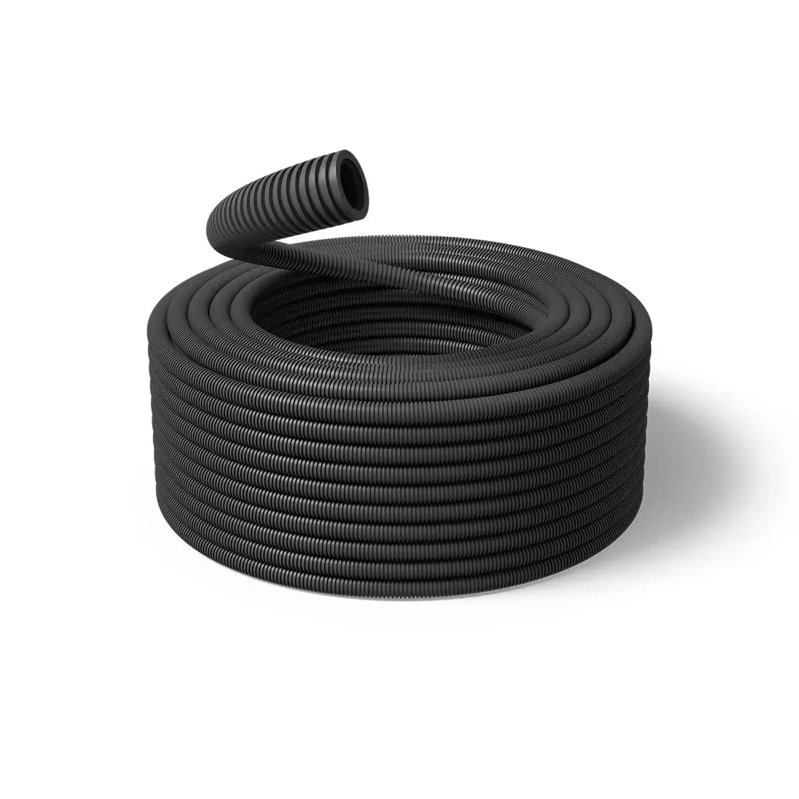 Tub gofrat 750N 20 mm Negru Scame