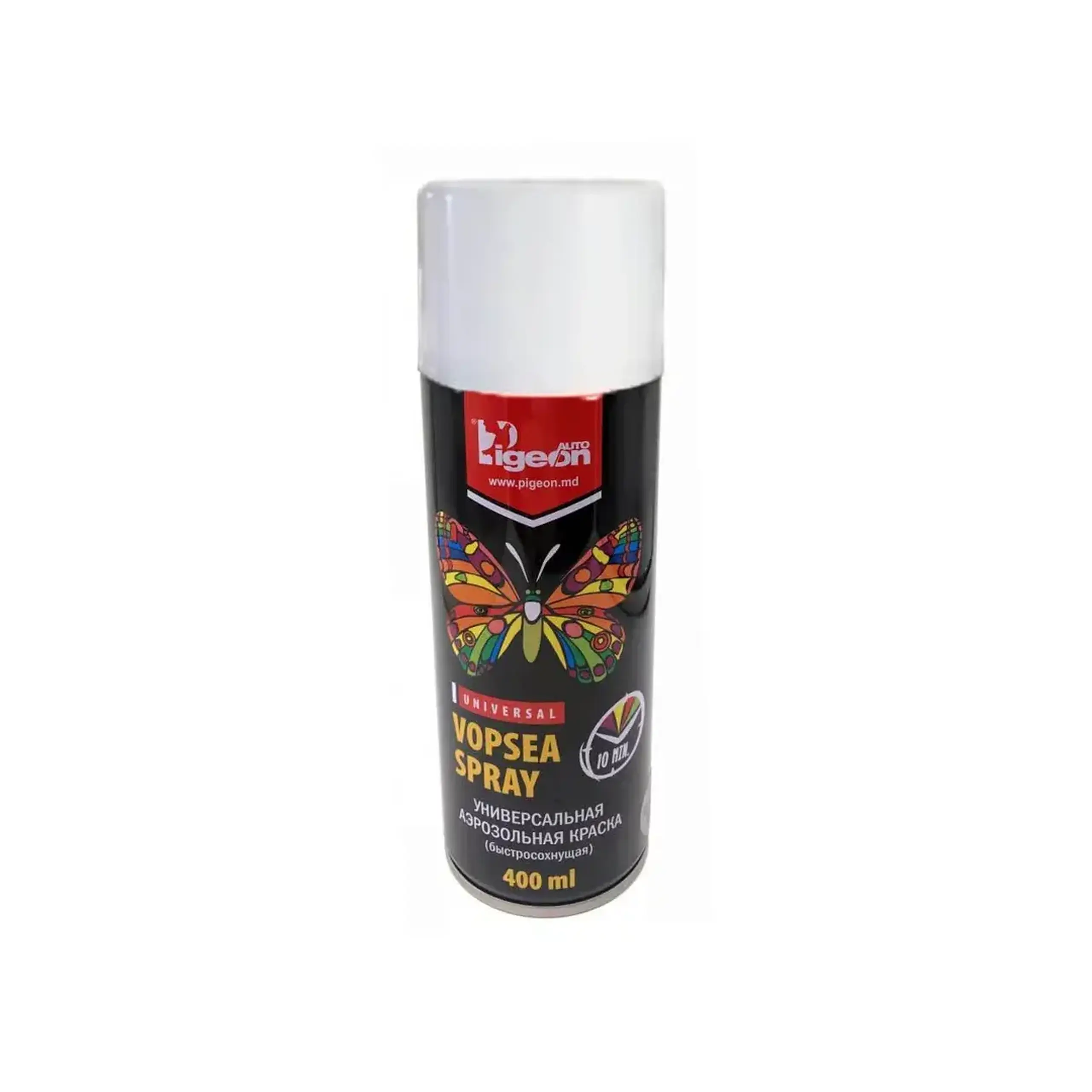 Vopsea spray PG-10 alb lucios 450 ml Pigeon