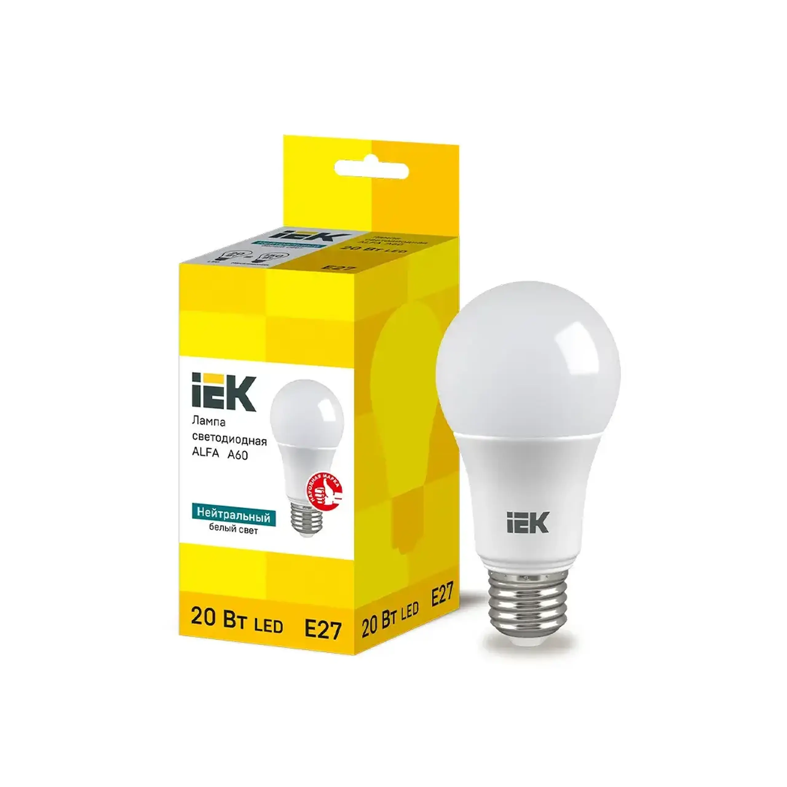 Bec LED 10 W E27 4000 K 220 - 240 V IEK - 4000 K (K) 20 W (W)