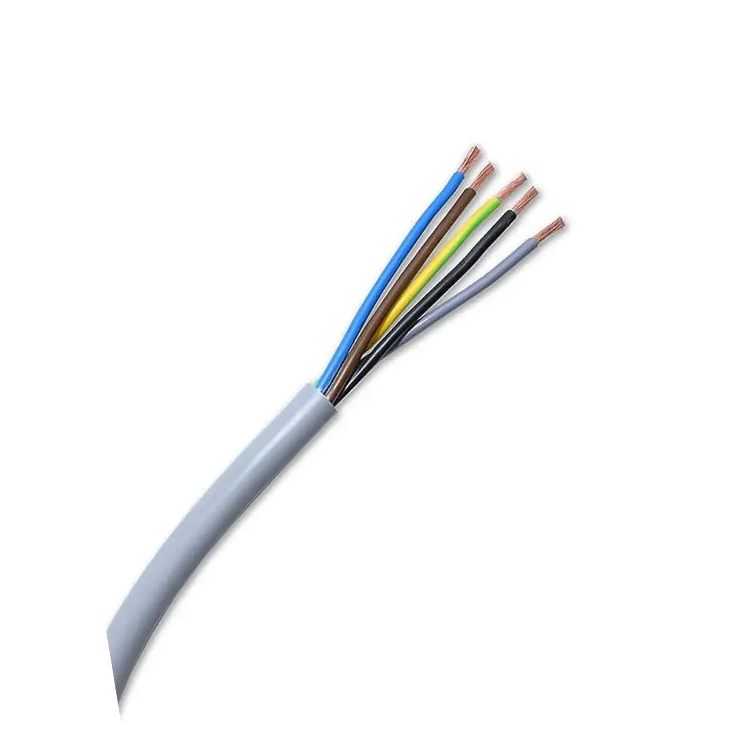 Fir electric YSLY-JB 5 * 4 mm² gri cupru