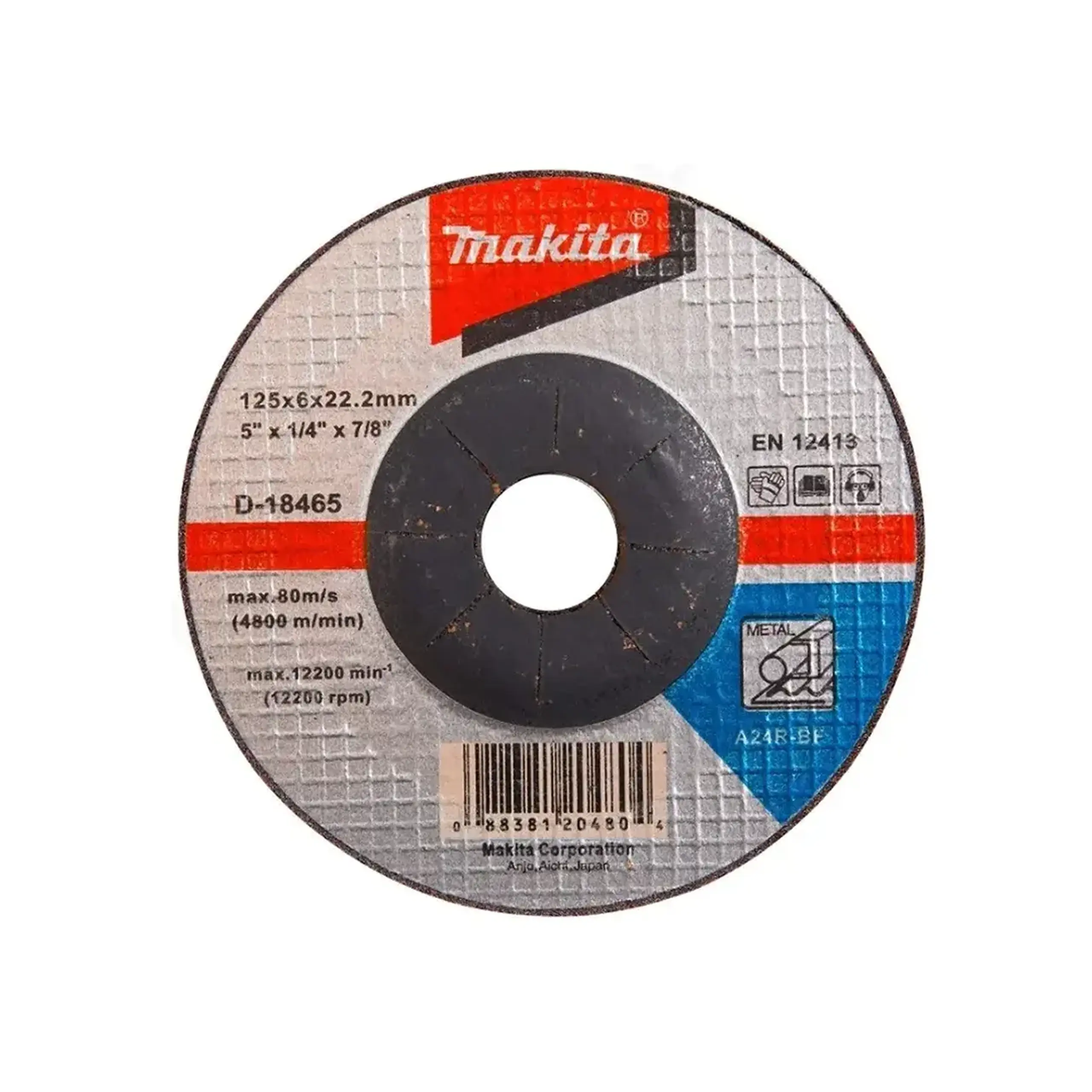 Disc de şlefuit pentru metal 125 * 22.2 mm Makita
