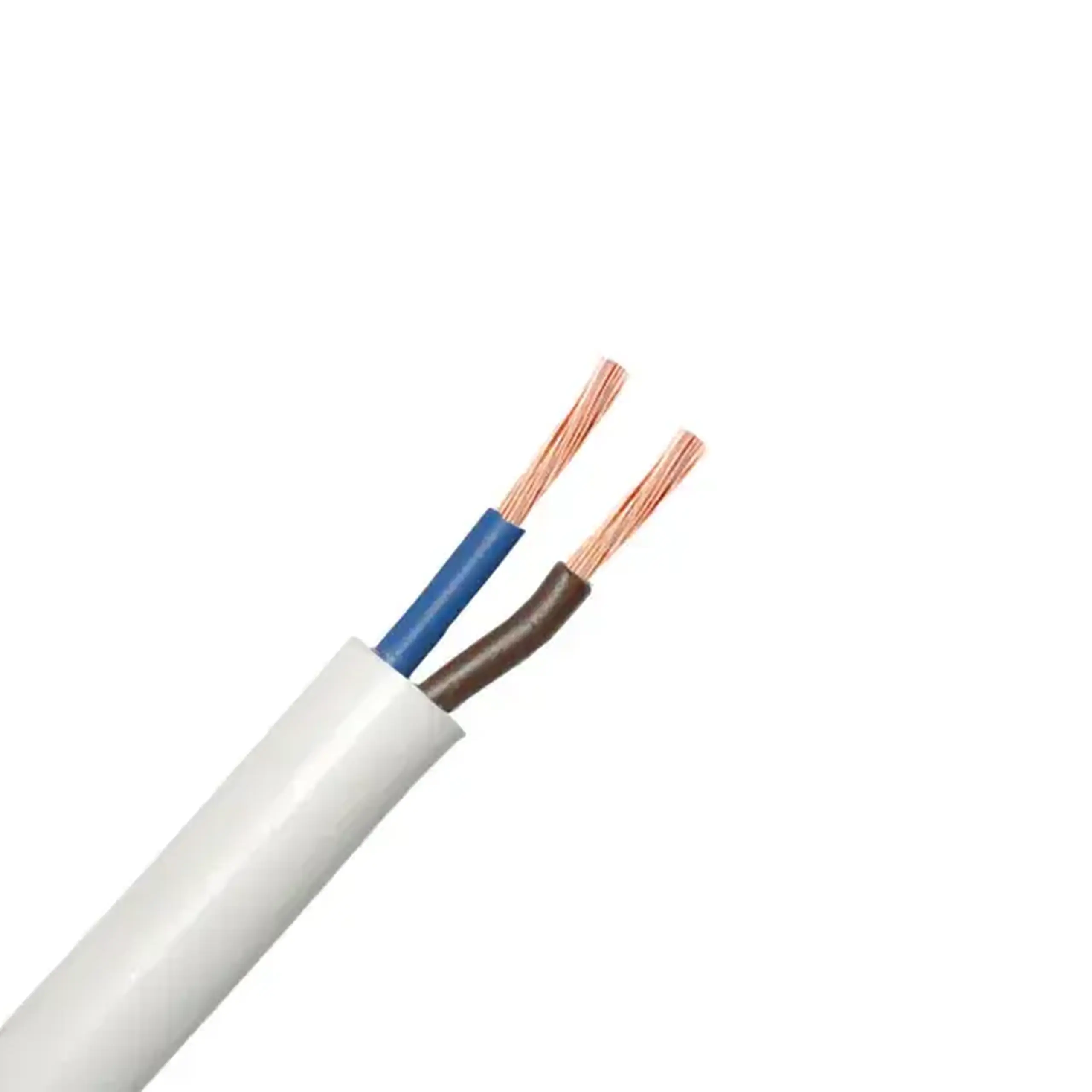 Fir electric SVVP 2 * 0.75 mm² Alb Cupru