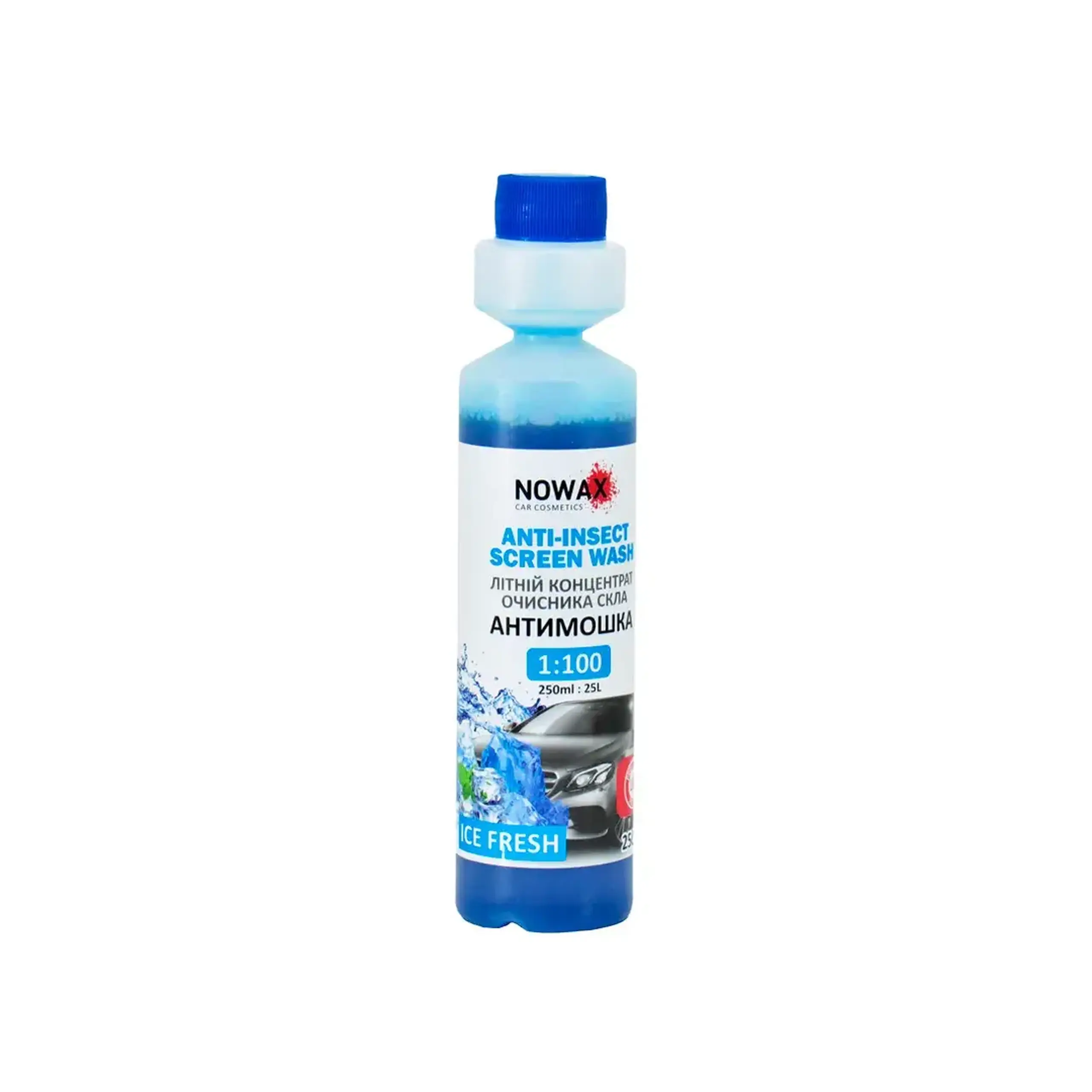 Soluție concentrată pentru parbriz ICE FRESH 250 ml Nowax