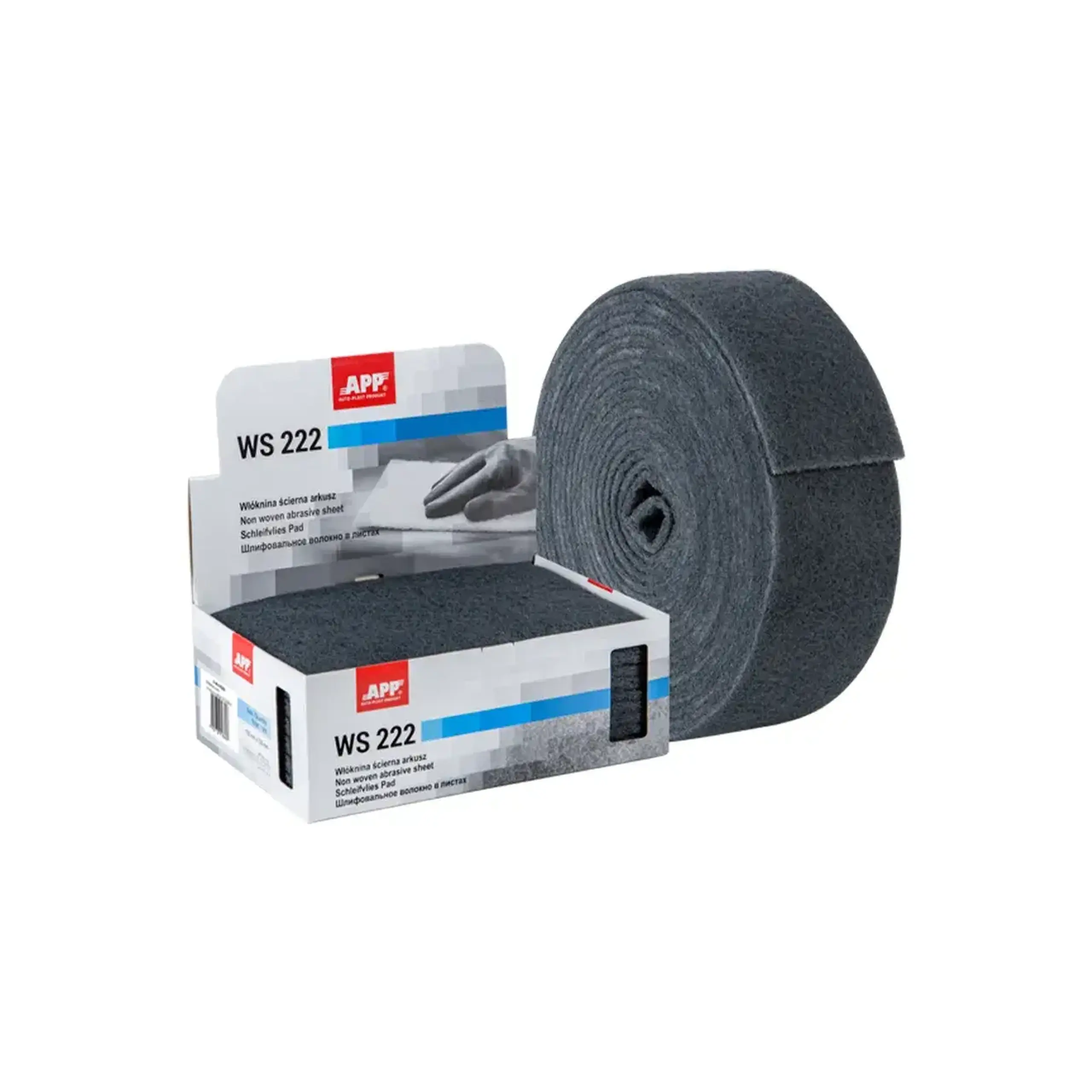 Foaie abraziva nețesută APP 06Z220 150 x 230 mm gri