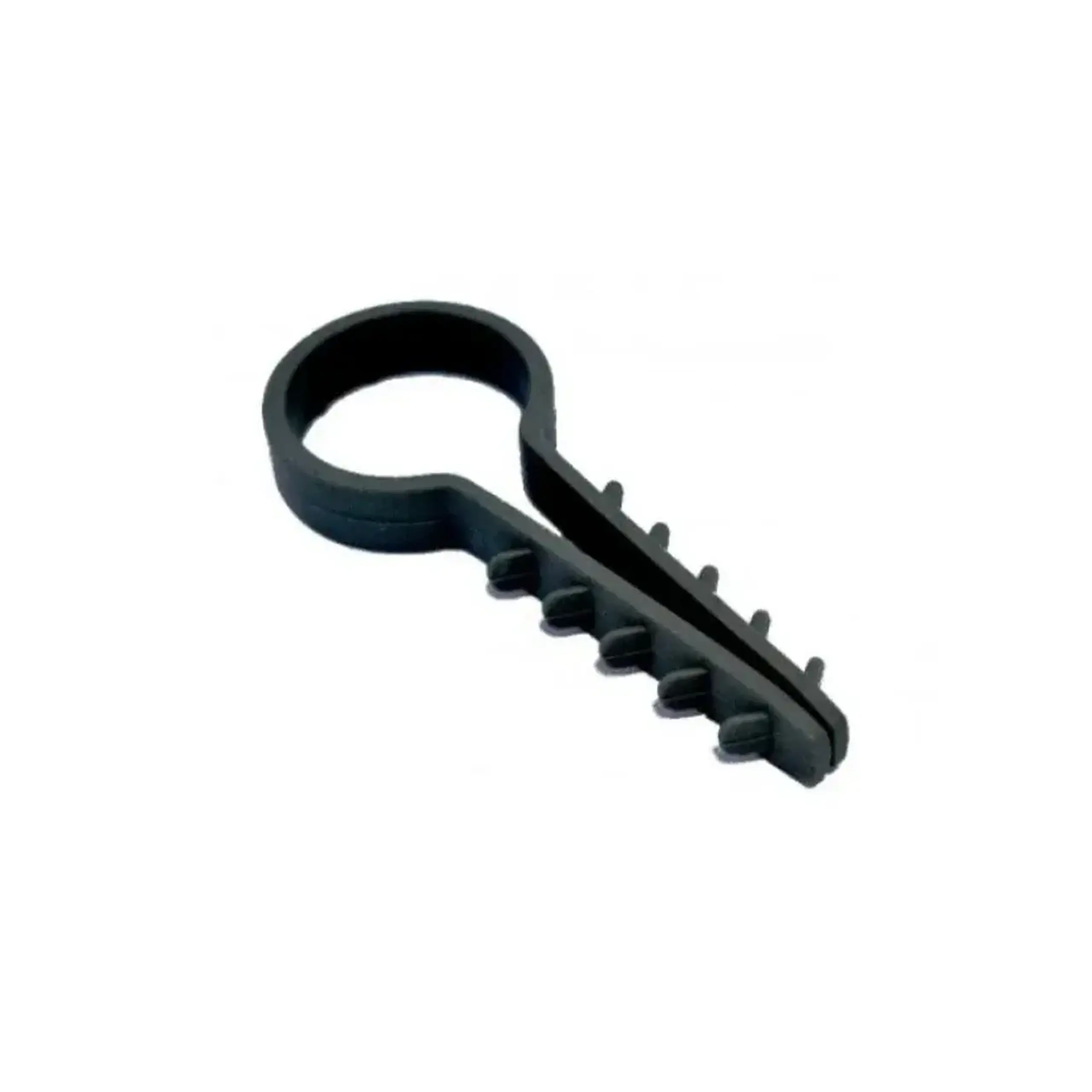 Diblu pentru cabluri 100 buc. Negru Plastic
