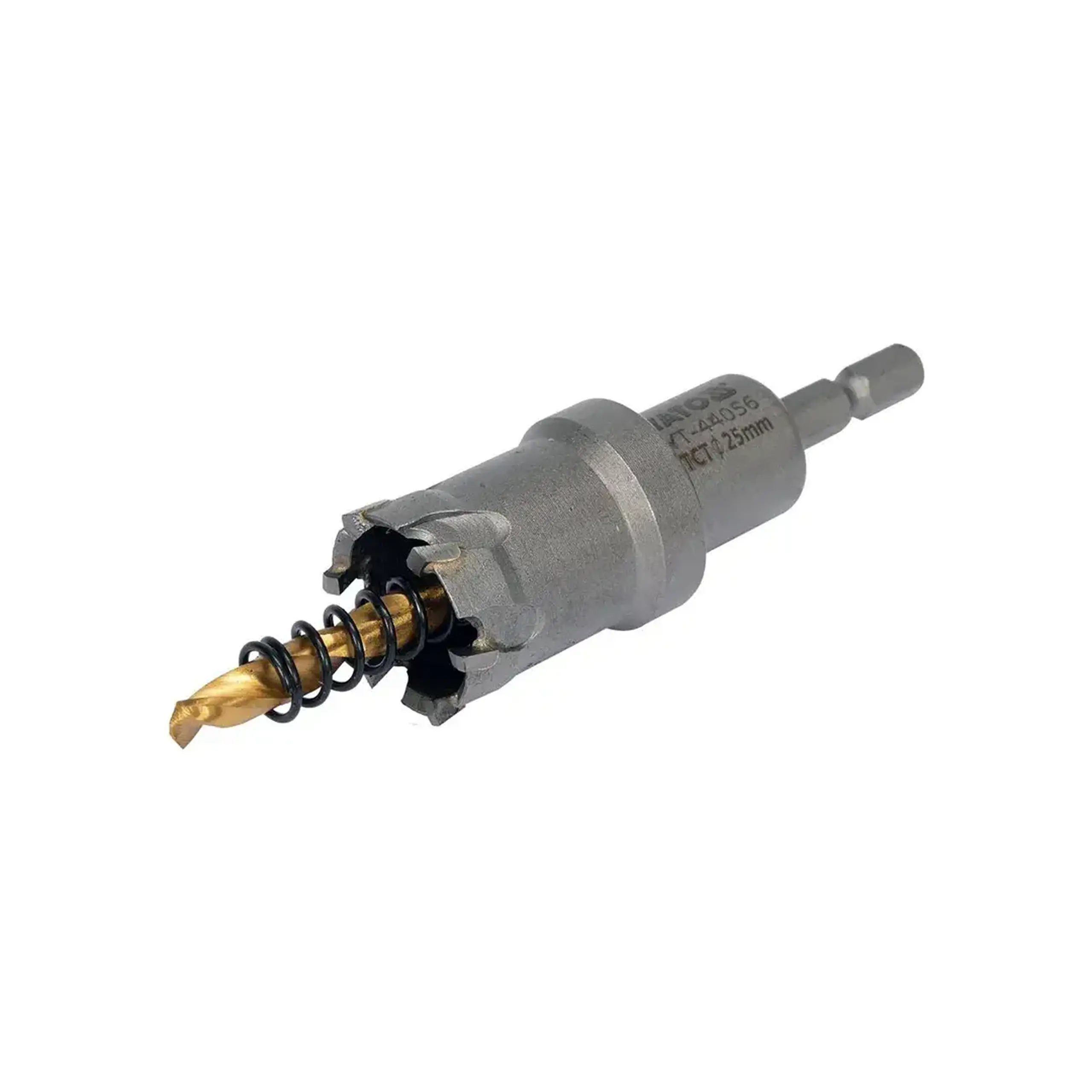 Carotă TCT cu burghiu central pentru metal 16 mm Hexagonal Yato - Diametru 25 mm