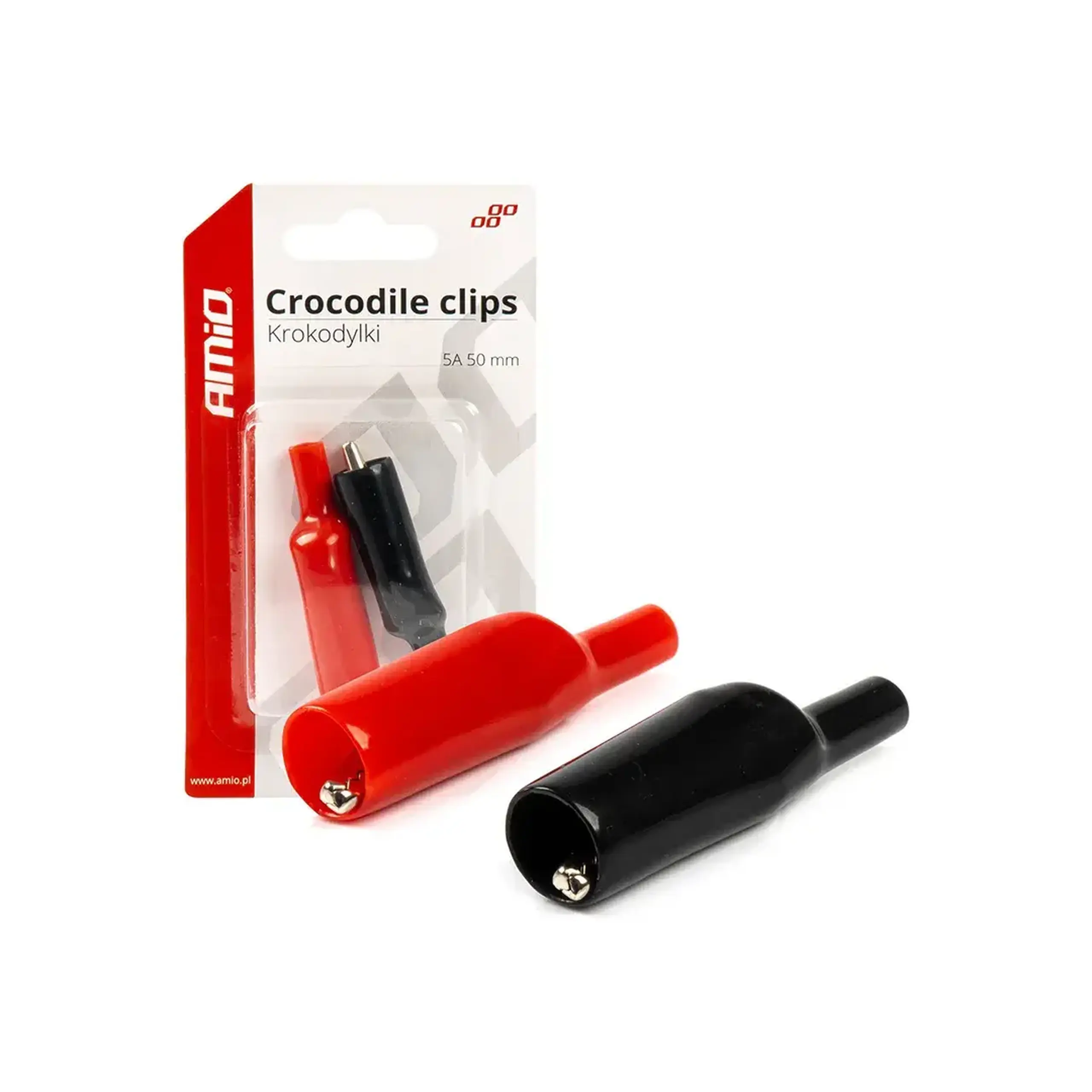 Cleme pentru baterie "crocodil" 5 A Amio