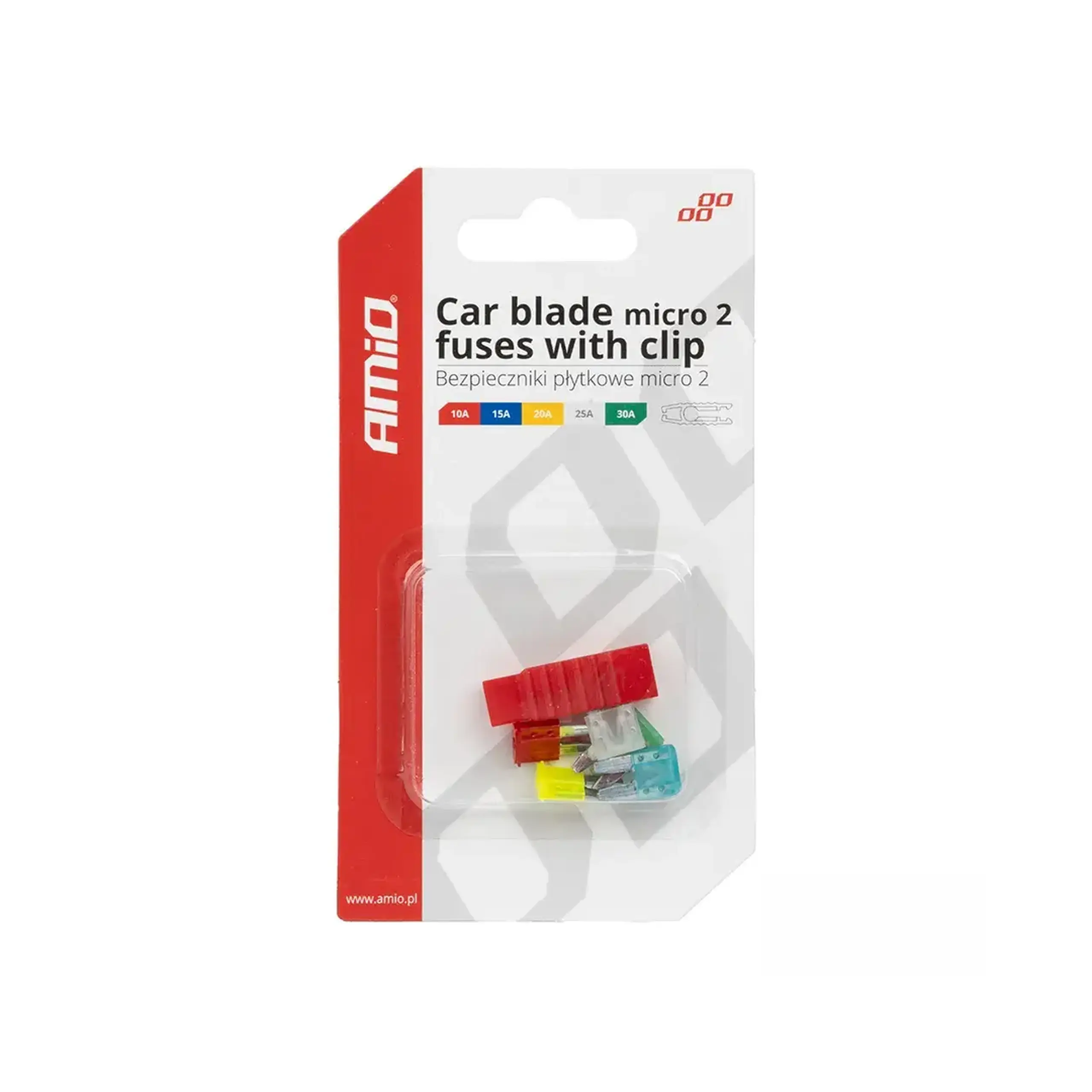 Set siguranțe Micro 5 buc. 10 - 30 A Amio