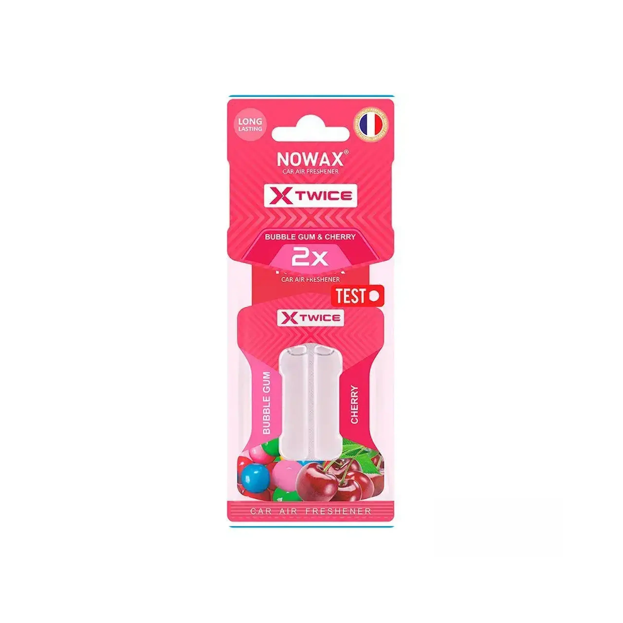 Aromatizator Nowax Bubble Gum & Cherry