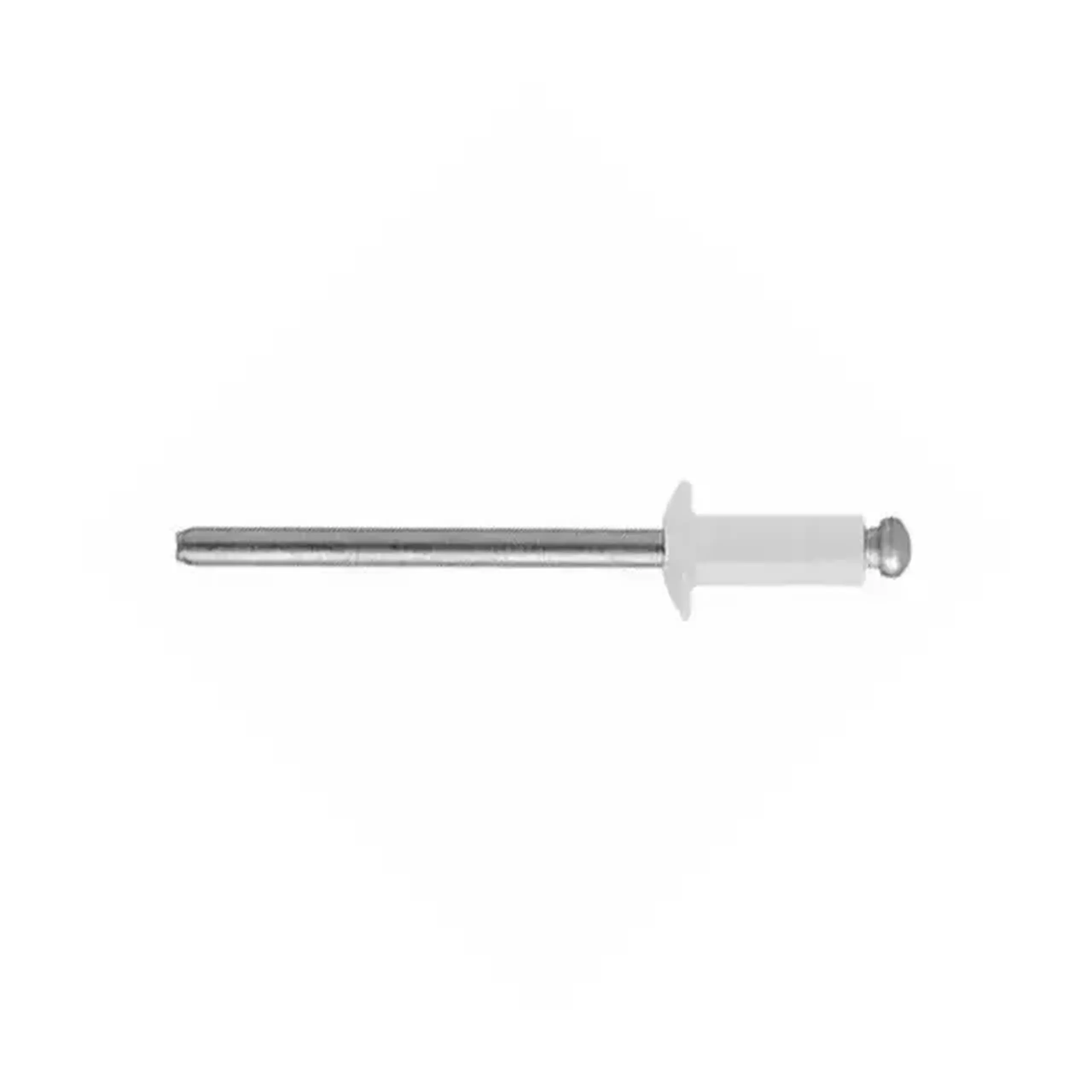 Nituri 4 * 10 mm Lider aluminiu/Oțel 50 buc. - Culoare Alb
