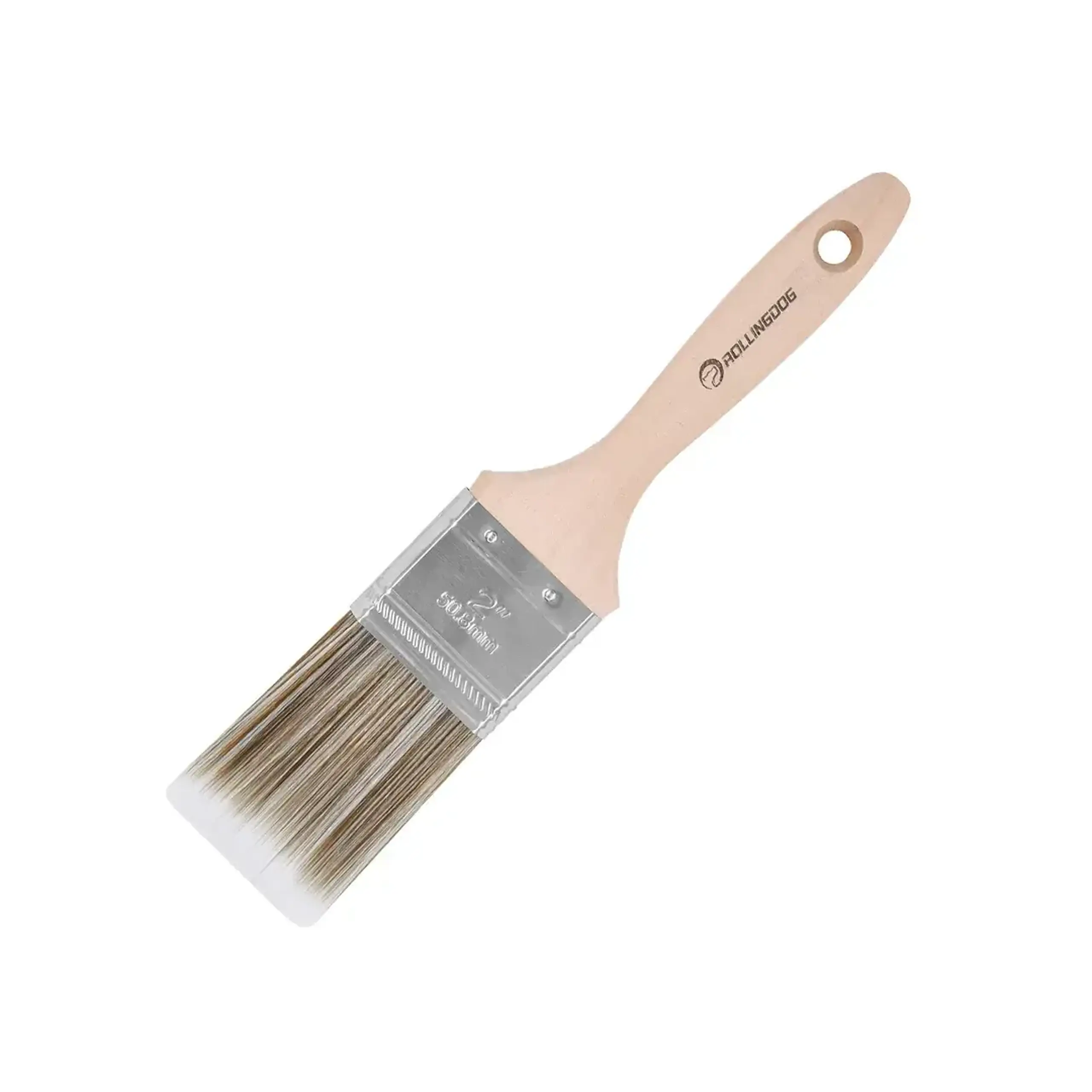 Pensulă cu mâner din lemn BEAVER-TAIL 56 x 25 mm Rollingdog - Dimensiuni (L x W x H x Ø) 70 x 51 mm