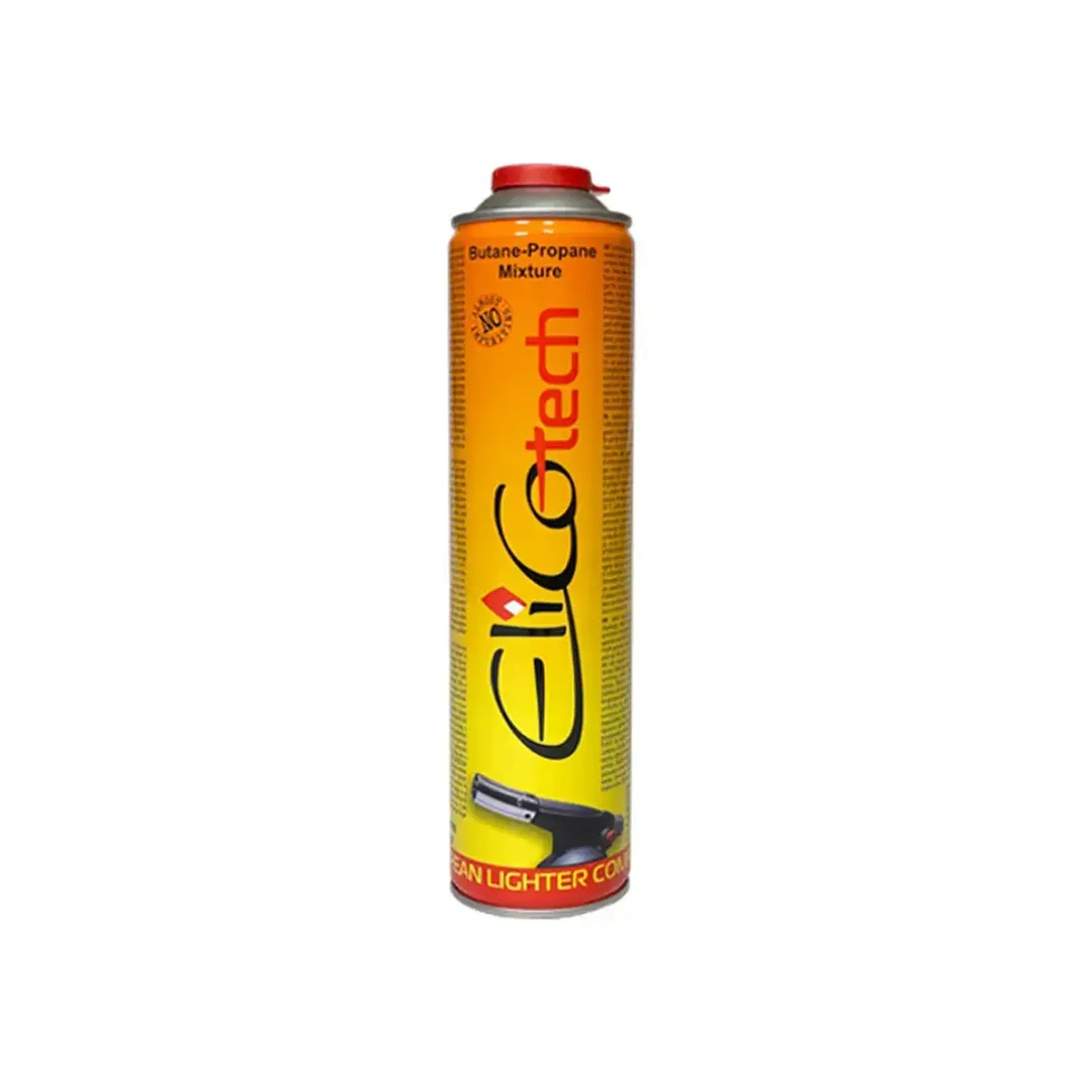 Cartuș/butelie cu conexiune filet 190 g propan/Butan ElicoTech - Capacitatea rezervorului de combustibil 600 ml
