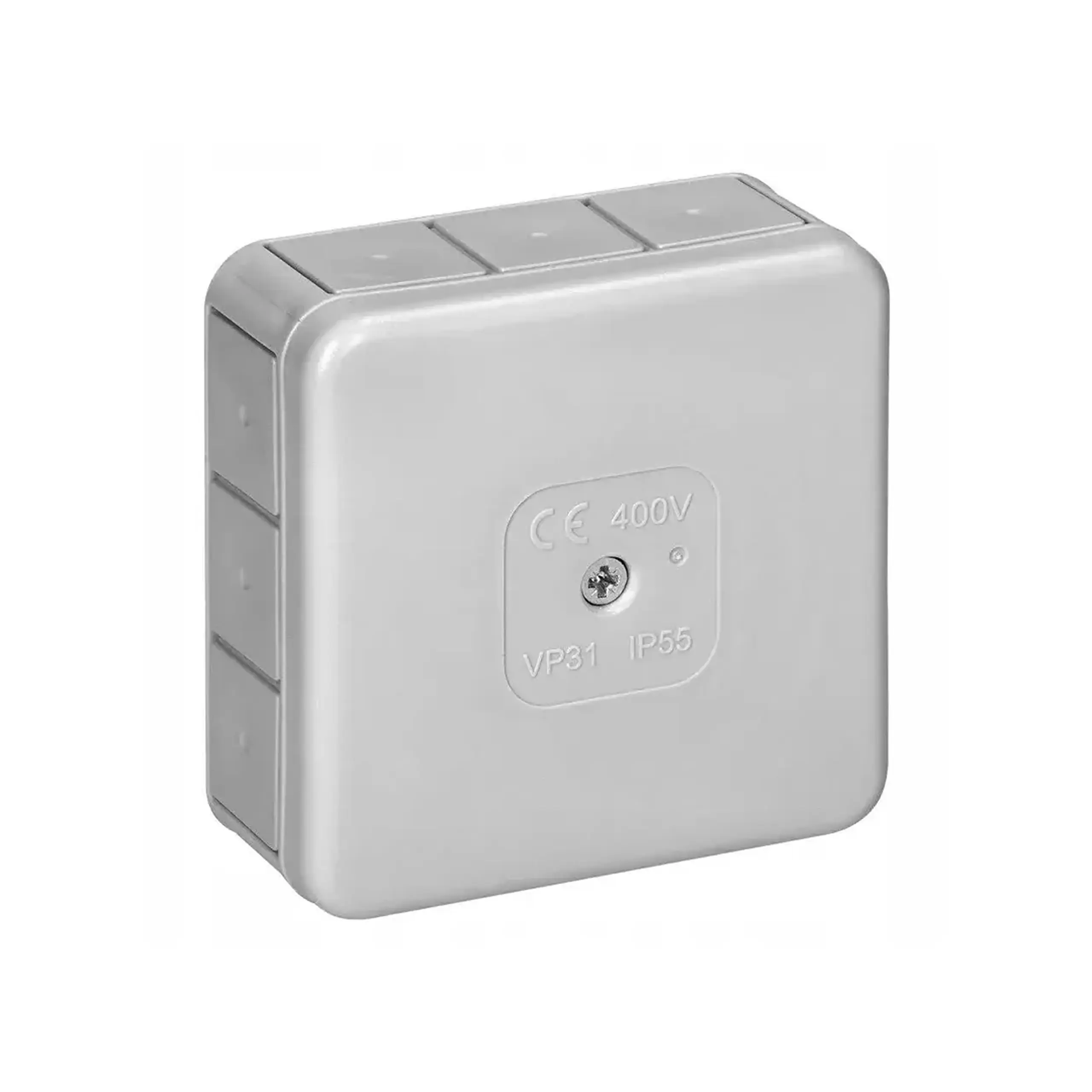 Cutie de distribuție 85 x 85 x 37 mm Plastic PRO ORNO - Culoare Gri