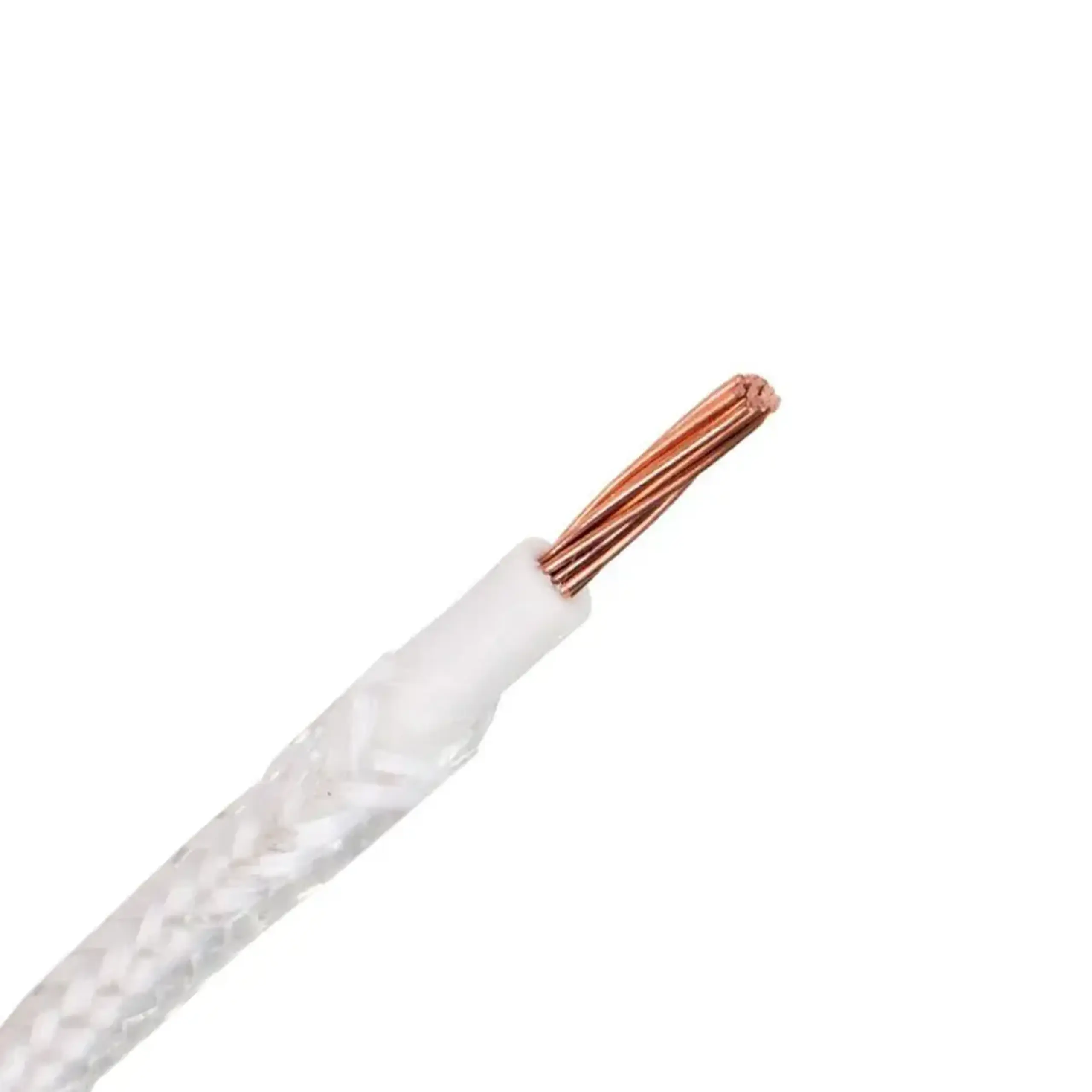 Cablu rezistent la temperatură SiF/GL 1 * 0.75 mm² Alb
